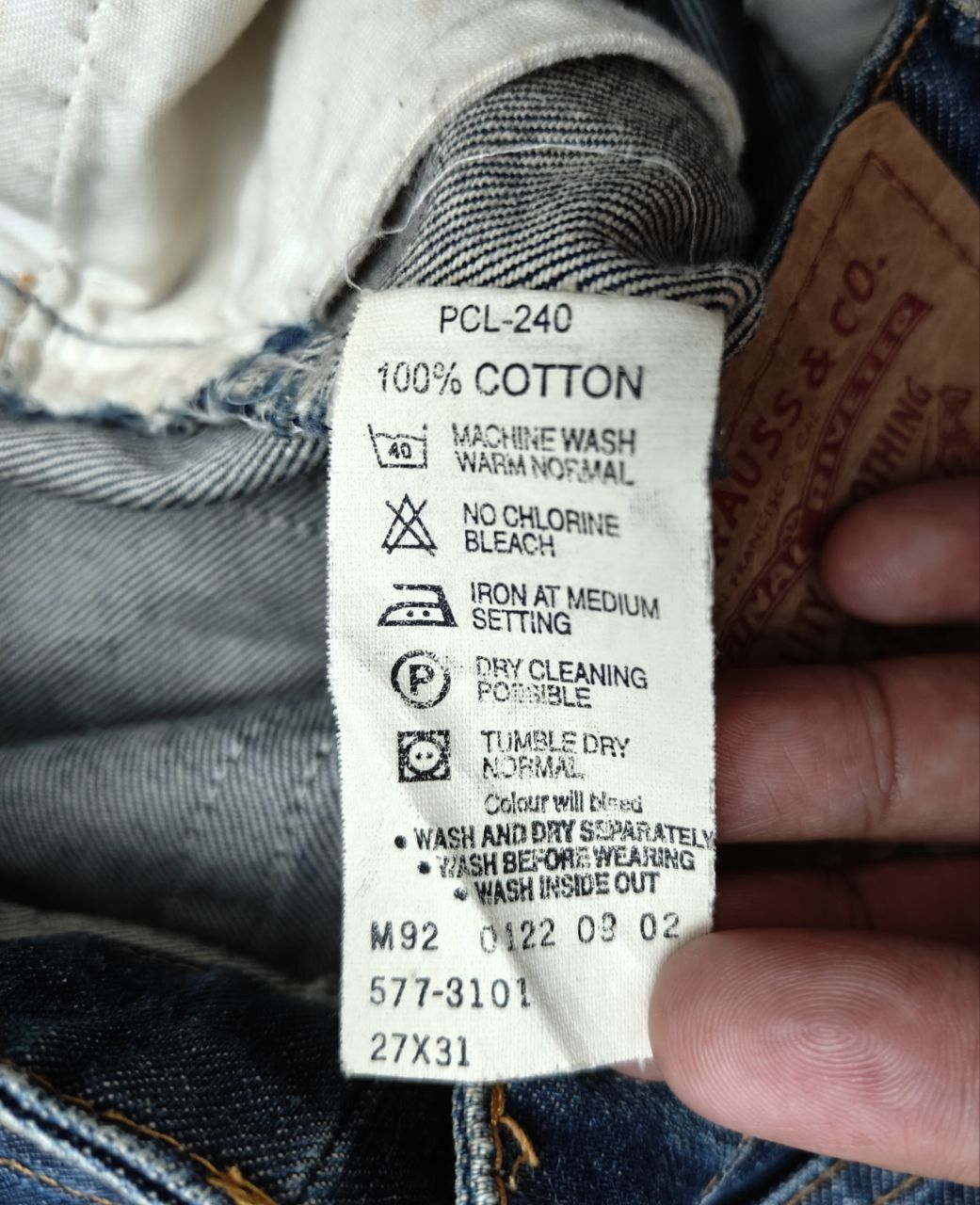 Levi's Vintage Levi's 577 Flare Denim Size US 28 / EU 44 - 7 Thumbnail