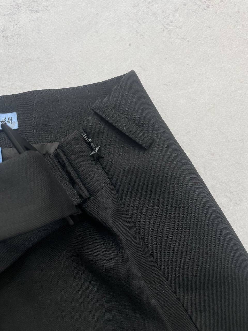 H&M × Japanese Brand × Mugler Mugler H&M Wool Mini Skirt Y2K Size 32" / US 10 / IT 46 - 6 Thumbnail