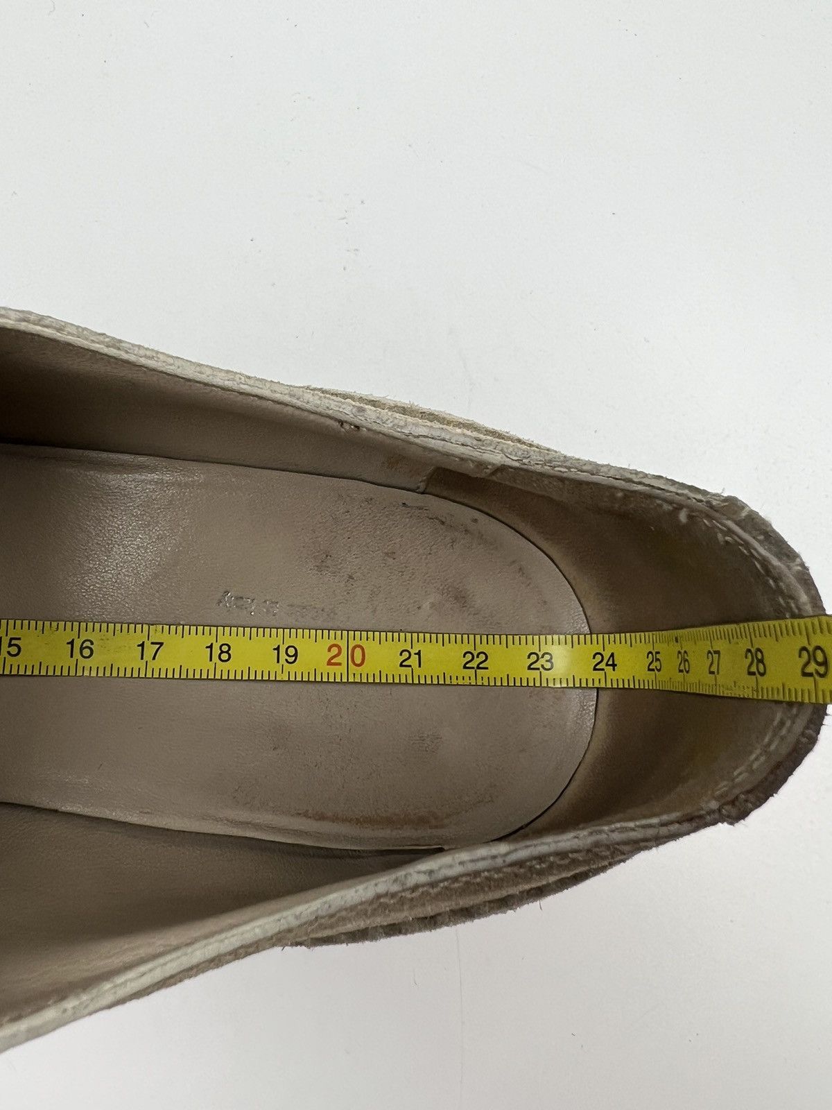 Gucci GUCCI Oxford Suede Shoes Beige Wmn’s Made in Italy Size US 6 / IT 36 - 17 Thumbnail