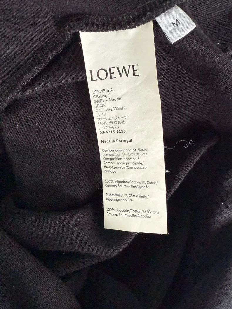 Loewe LOEWE Black short-sleeved T-shirt Size US M / EU 48-50 / 2 - 4 Thumbnail