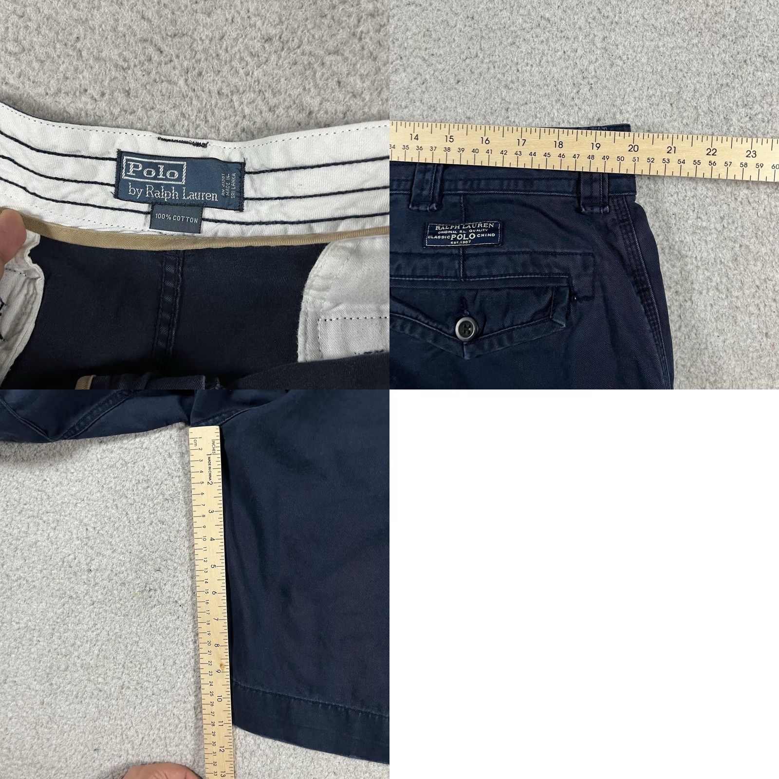 Polo Ralph Lauren Polo Ralph Lauren Cargo Shorts Men 40 Blue Military Vintage Paratrooper Cargo Pocket 90s Army Outdoor Workwear Mens Size US L / EU 52-54 / 3 - 9 Thumbnail