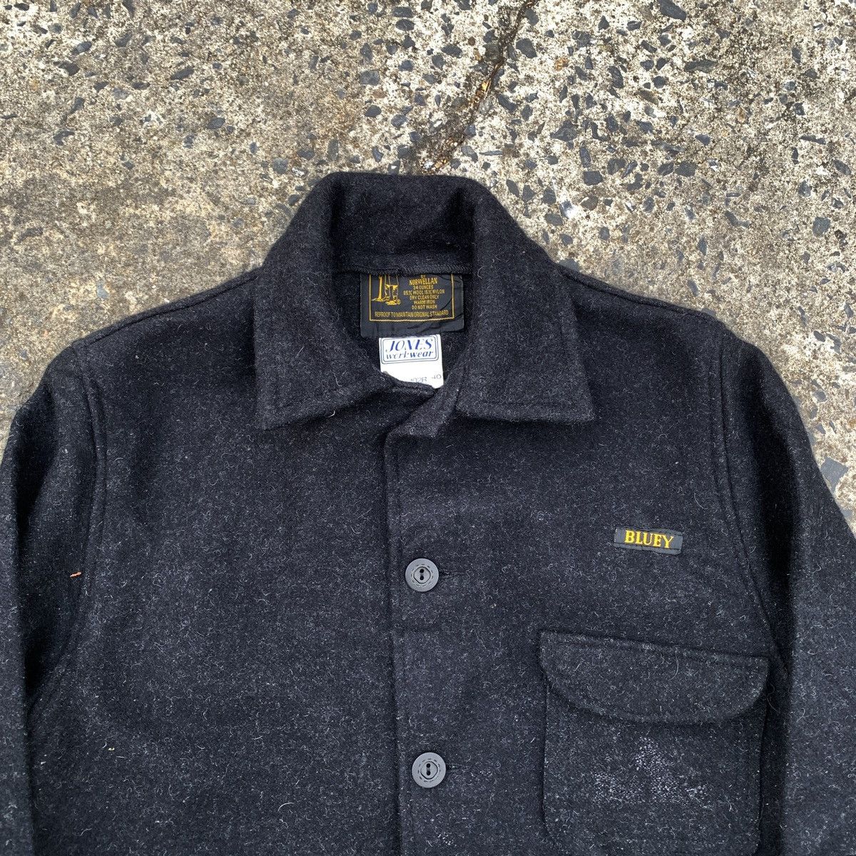 Filson × Hunter × Vintage 80s Australian Bluey Wool Mackinaw Jacket Size US L / EU 52-54 / 3 - 2 Thumbnail