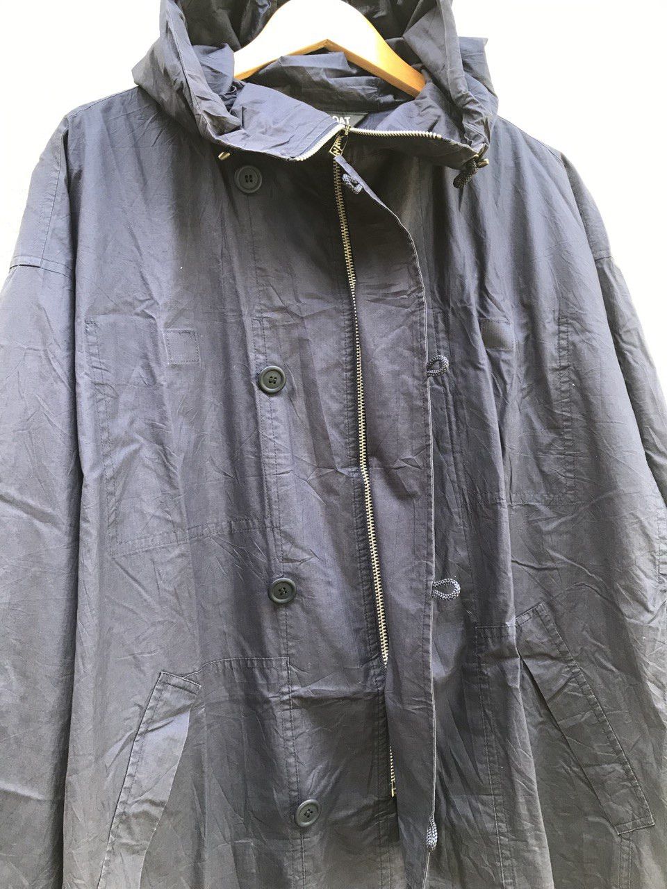 Issey Miyake 80s WINDCOAT ISSEY MIYAKE BUTTON AND ZIPPER Size US M / EU 48-50 / 2 - 3 Thumbnail