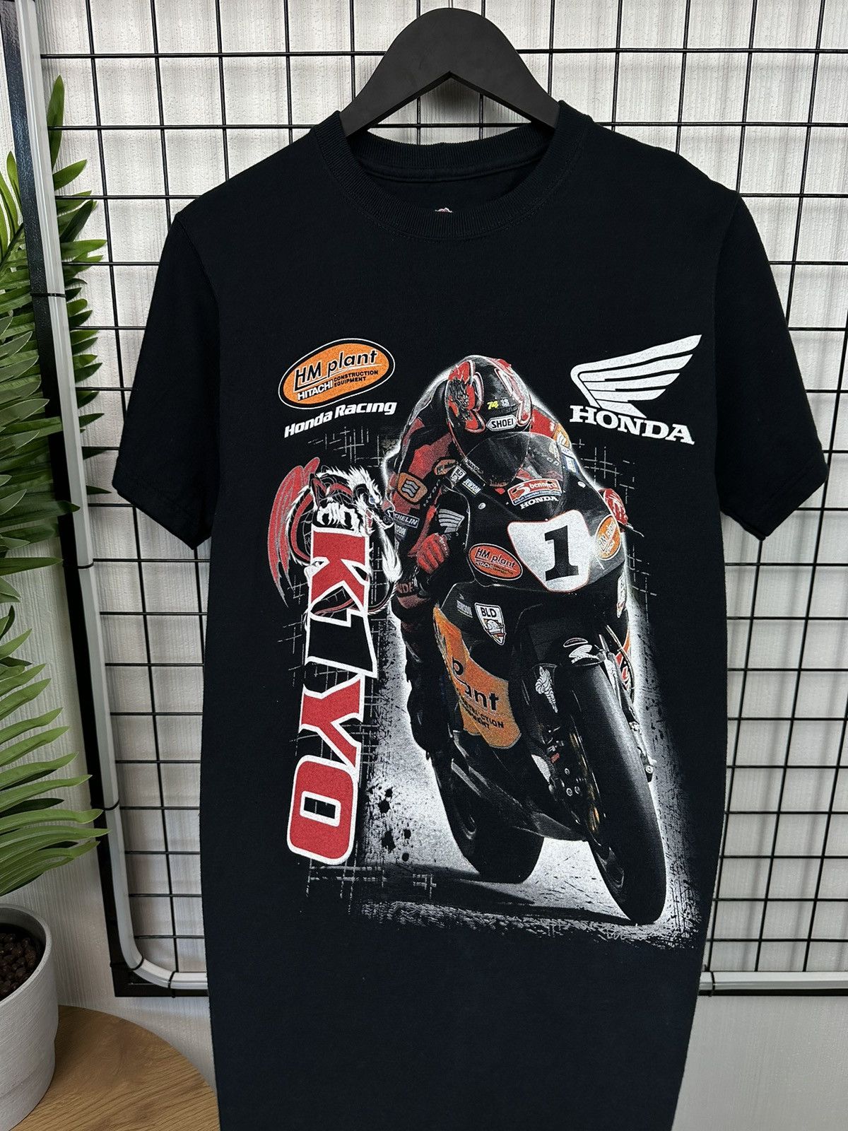 Honda × Vintage Honda k1yo with autograph Men S t-shirt black motorcycle Size US S / EU 44-46 / 1 - 6 Thumbnail