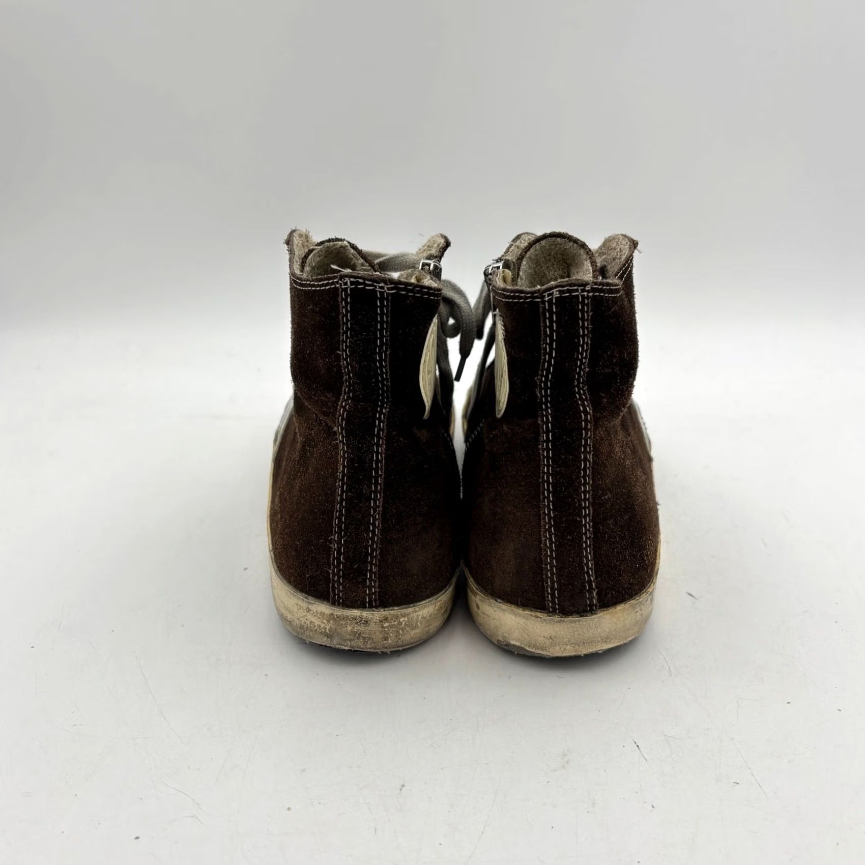 Golden Goose Golden Goose Francy Hi Top Skate Suede Sneakers Shoes Men 44 US 11 Brown Mens 11 US 44 Vintage? Size US L / EU 52-54 / 3 - 4 Thumbnail