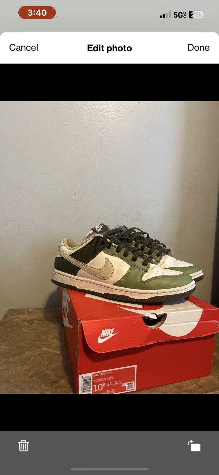 Nike dunks green