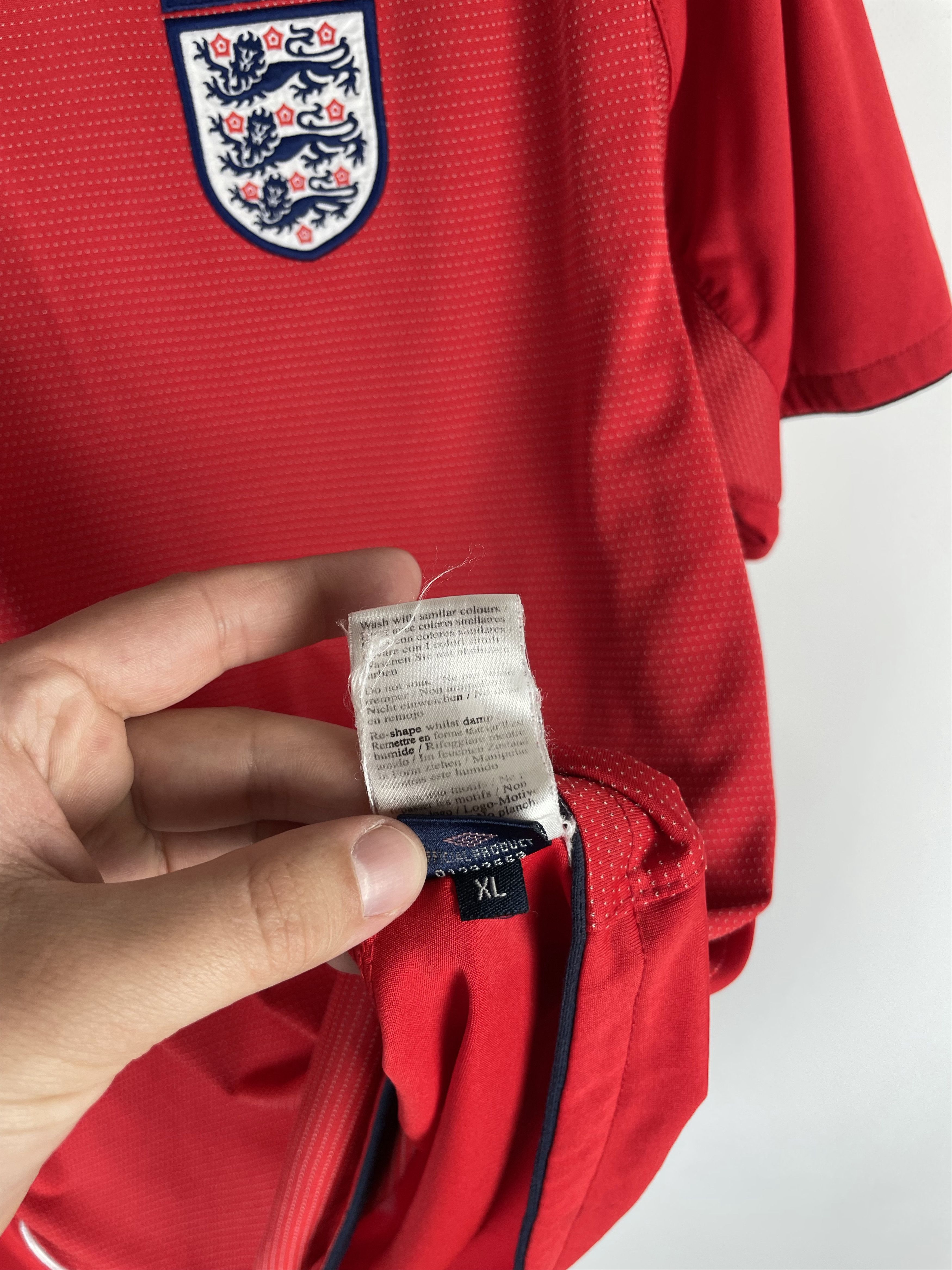 Umbro Vintage Umbro England Jersey Size US XL / EU 56 / 4 - 7 Thumbnail