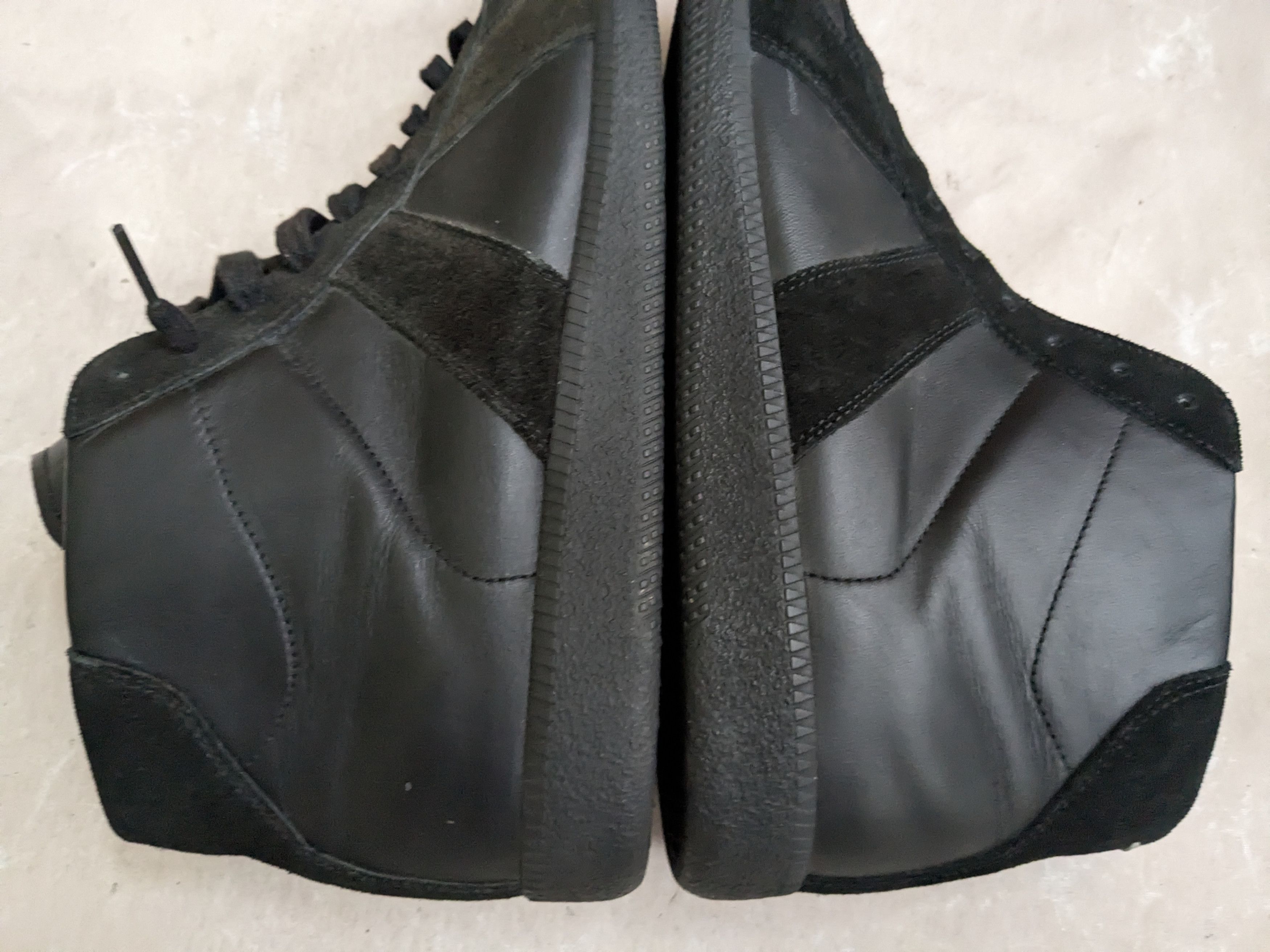 Maison Margiela Maison Margiela GAT Replica Black 11 44 High Tops Size US 11 / EU 44 - 10 Thumbnail