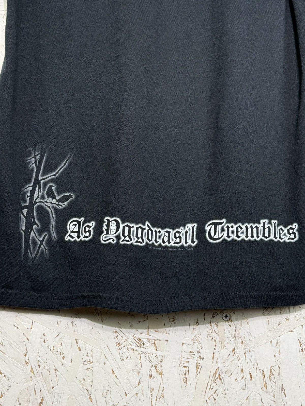 Band Tees Unleashed 2010 As Yggdrasil Trembles Death Metal Band Tee M Size US M / EU 48-50 / 2 - 5 Thumbnail