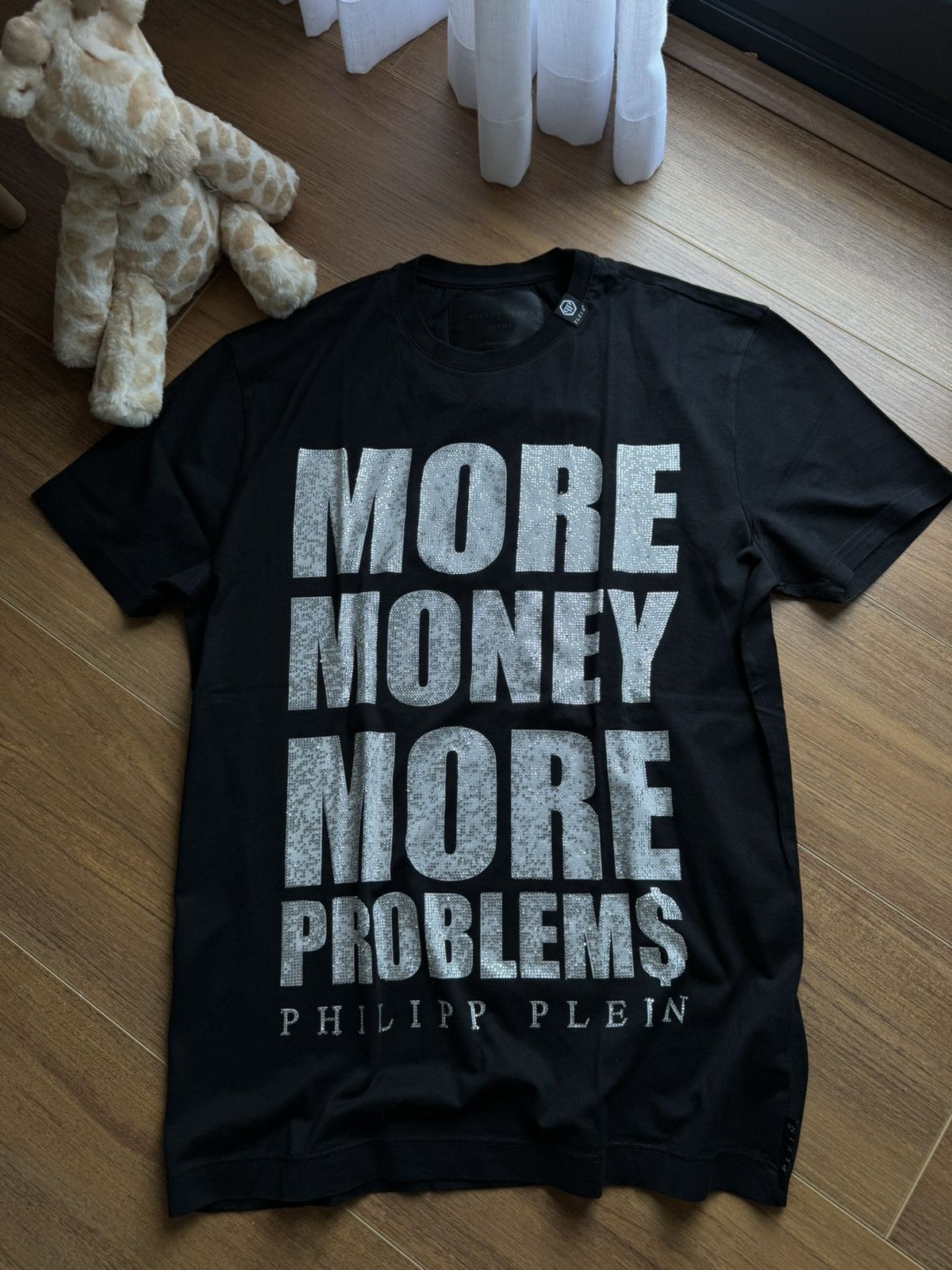 Philipp Plein PHILIPP PLEIN "MORE MONEY MORE PROBLEMS" Size US M / EU 48-50 / 2 - 1 Thumbnail