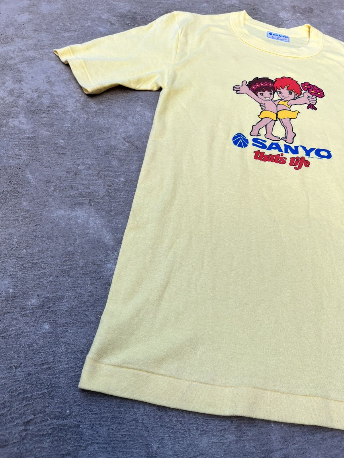 Japanese Brand Vintage 70's- 80's Sanyo Japan Promo Shirt Size US M / EU 48-50 / 2 - 2 Thumbnail