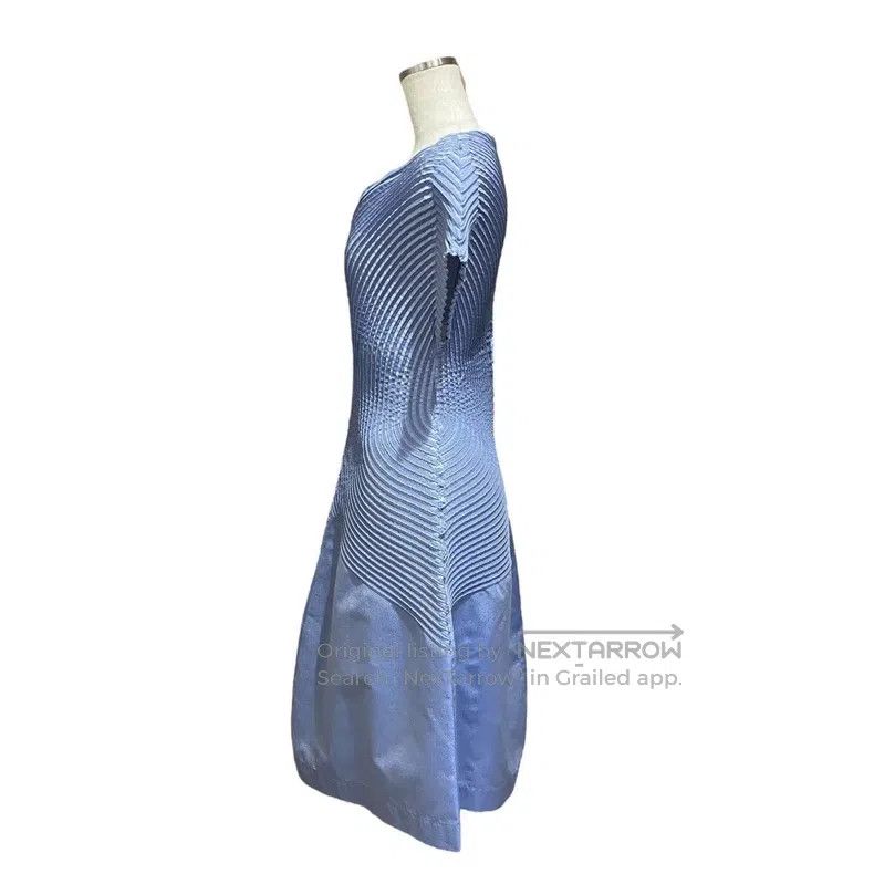 Issey Miyake Issey Miyake Annual Ring Swirl Shirt Dress Size M / US 6-8 / IT 42-44 - 4 Thumbnail