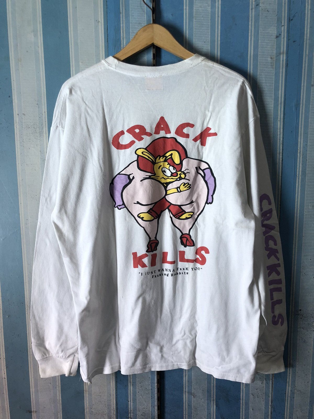 FR2 × Japanese Brand T-shirt FR2 crack Kills Size US XL / EU 56 / 4 - 3 Thumbnail
