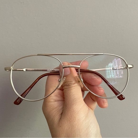 Other Clearly Atlin Gold Pilot / Aviator Glasses Frames Size ONE SIZE - 10 Thumbnail