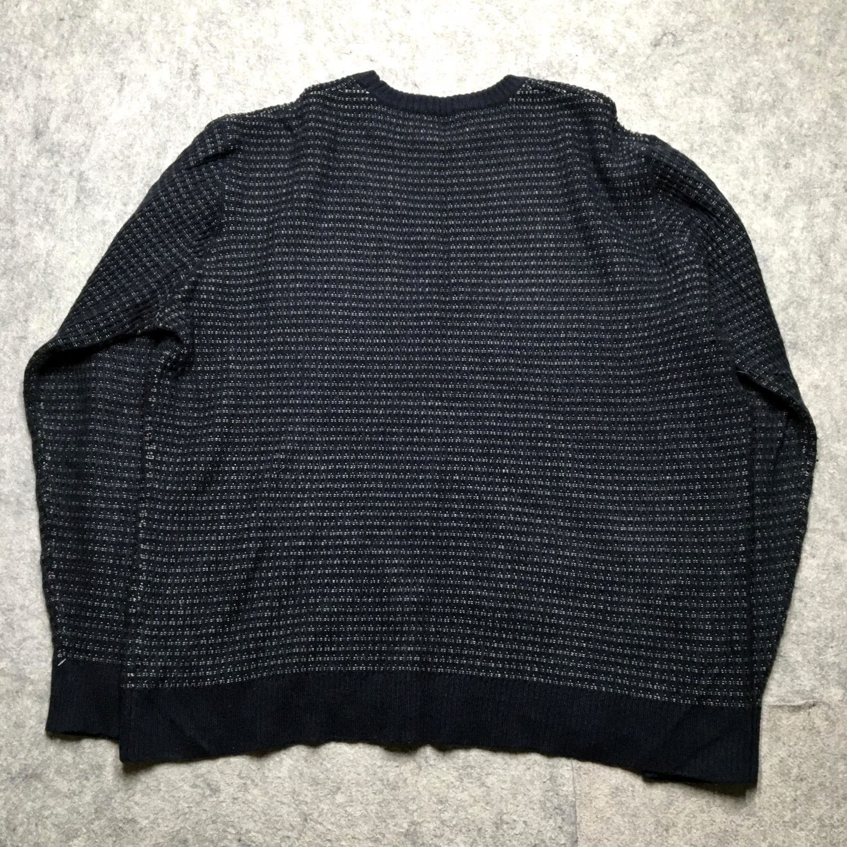 Smartwool SmartWool Sweater Mens 3XL Navy Merino Wool Blend Crewneck Textured SW010949 Geometric Knit Long Sleeve Pullover Crew Neck Mens Blue Size US XXL / EU 58 / 5 - 5 Thumbnail