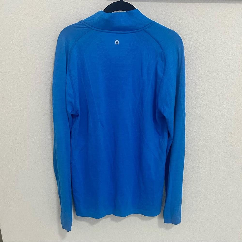 Lululemon Lululemon Men’s 1/2 Half Zip Long Sleeve Shirt Medium Blue Size US M / EU 48-50 / 2 - 4 Thumbnail