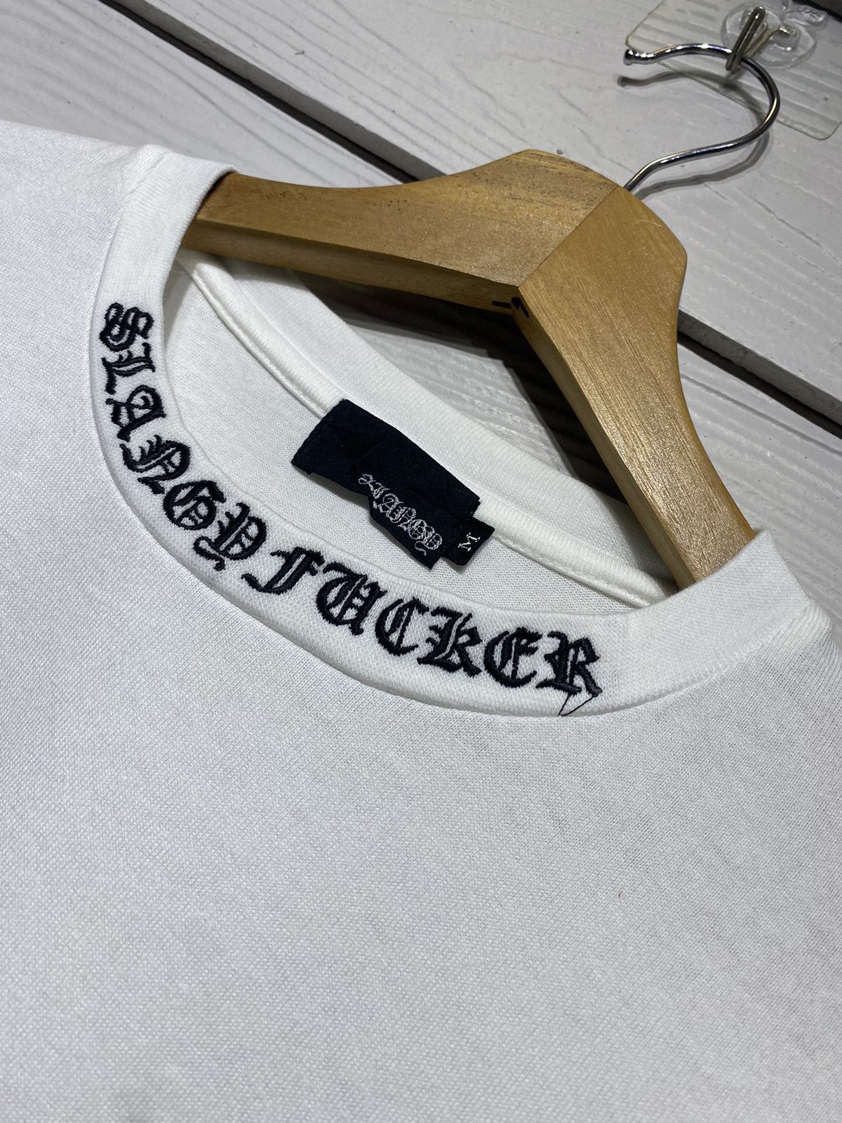 Japanese Brand Japan SLANGY Fucker Inspired Chrome Heart Malibu Cross Tee Size US M / EU 48-50 / 2 - 5 Thumbnail