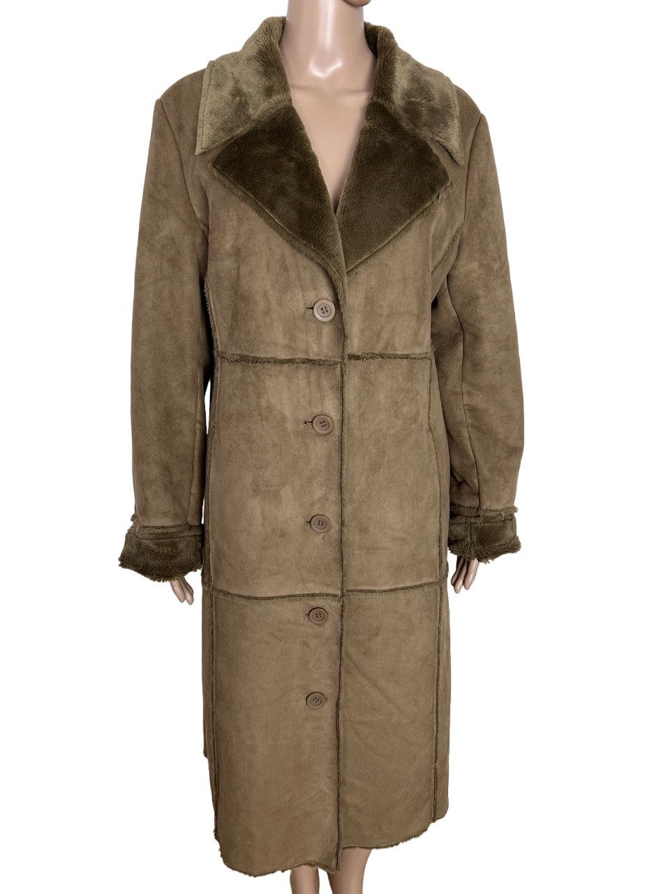 image of Balmain Vintage Coat in Brown, Women's (Size Small)