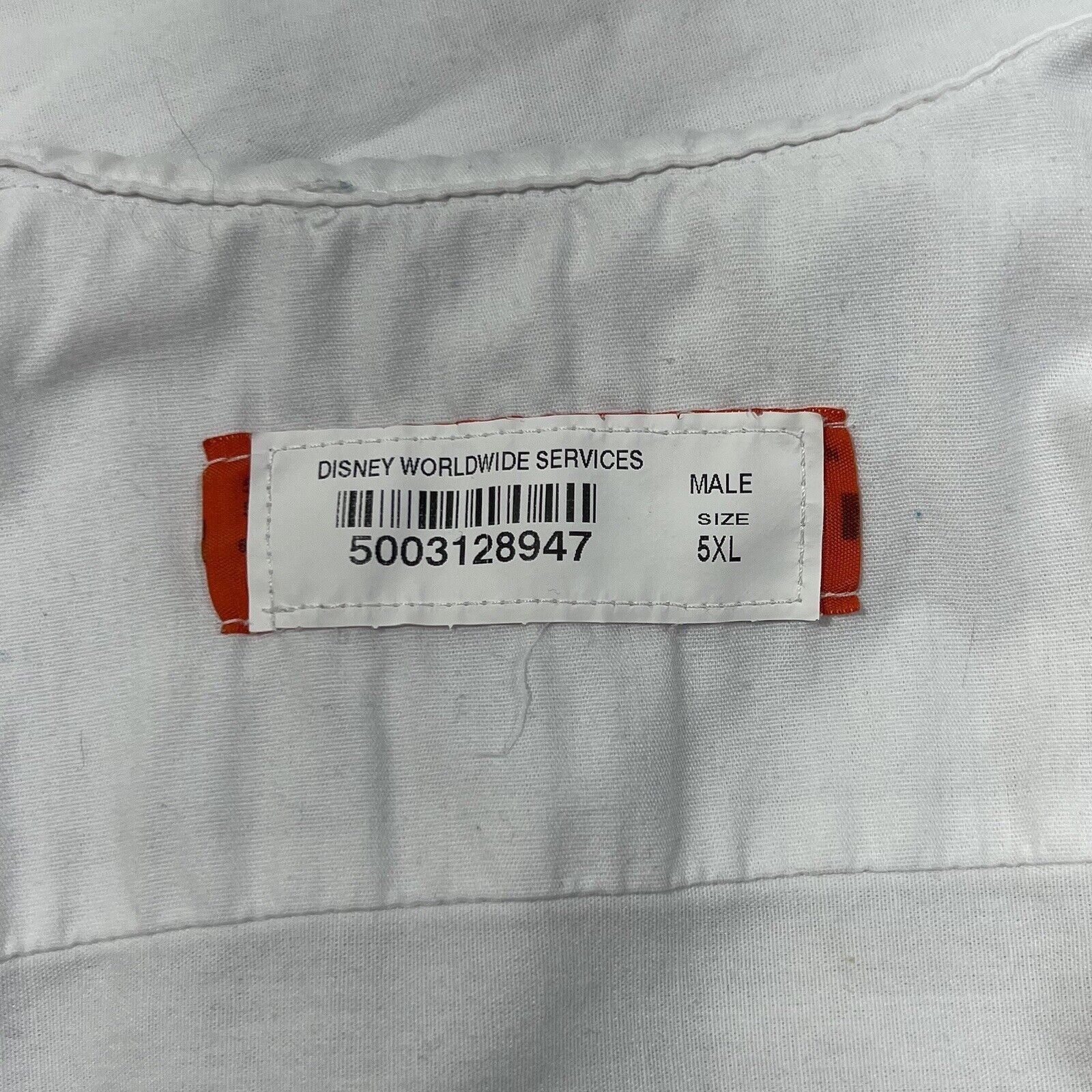 Disney Disney 5XL Cast Member White Button Short Sleeve Shirt Size US XXL / EU 58 / 5 - 3 Thumbnail