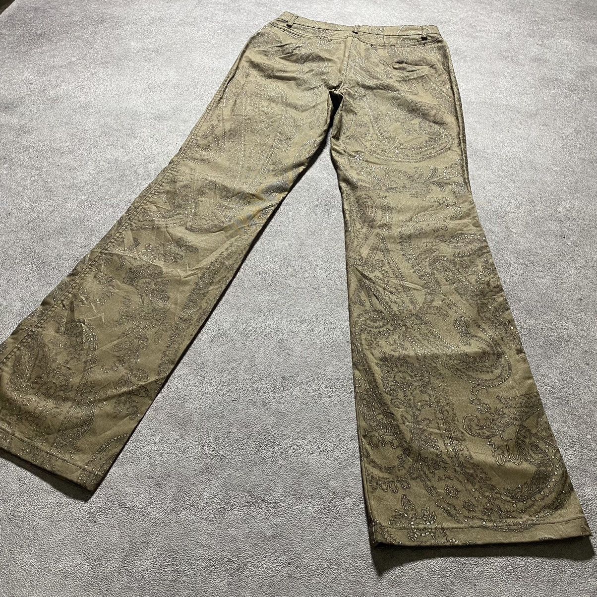 Tornado Mart Japanese INTELLECTION Bootcut Pants Size 27" / US 4 / IT 40 - 3 Thumbnail