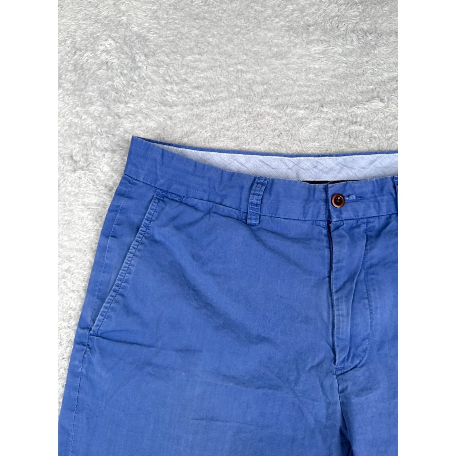 Polo Ralph Lauren Polo Ralph Lauren Shorts Men 33 Blue Chino Pima Cotton Blend Classic Fit Size US XS / EU 42 / 0 - 5 Thumbnail