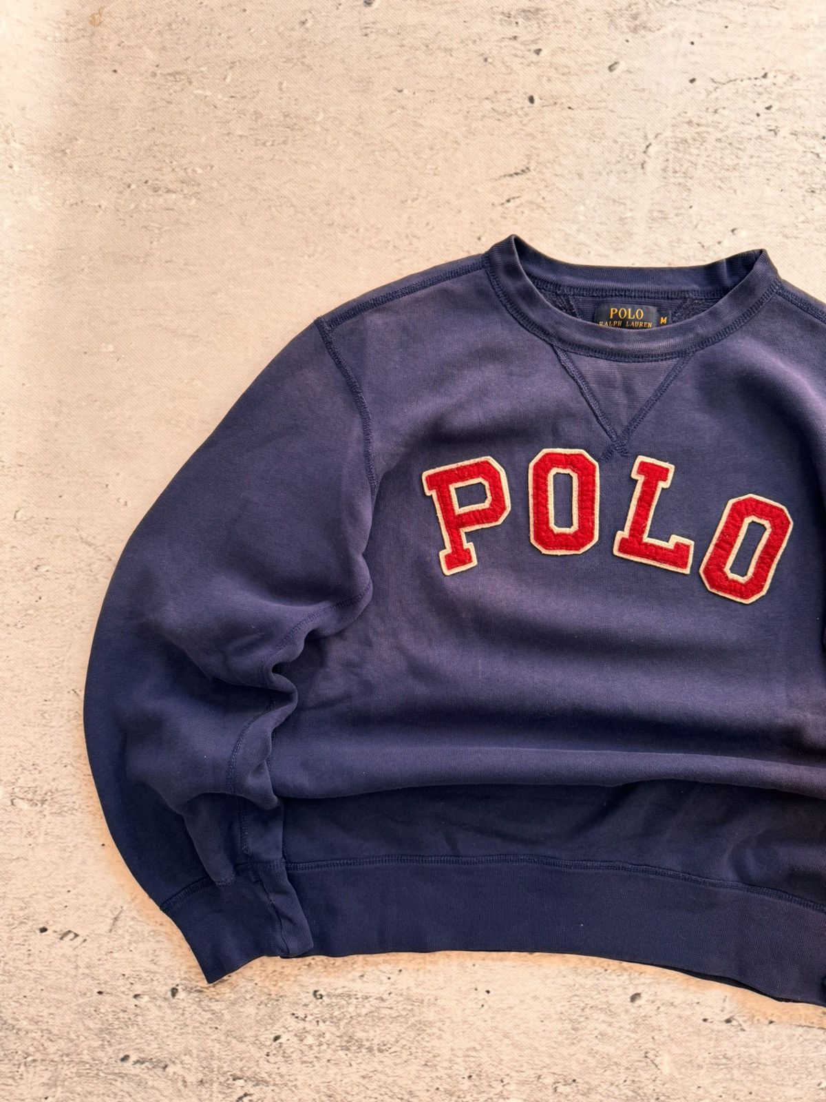 Polo Ralph Lauren × Ralph Lauren × Vintage POLO RALPH LAUREN VINTAGE CENTER LOGO OVERSIZE SWEATSHIRT Size US M / EU 48-50 / 2 - 2 Thumbnail