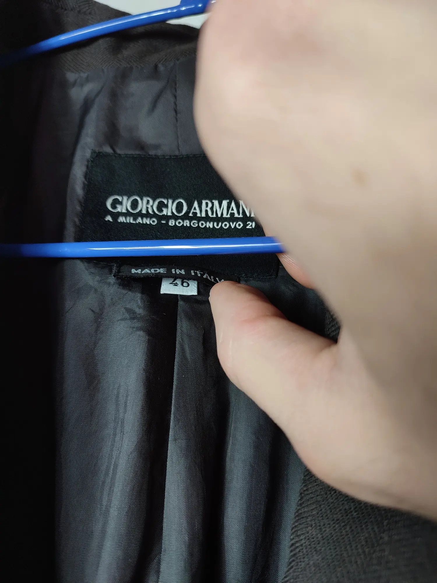 Armani × Giorgio Armani GA Armani Borgonuovo 21 Baby Camel Wool Vintage Blazer Size L / US 10 / IT 46 - 5 Thumbnail
