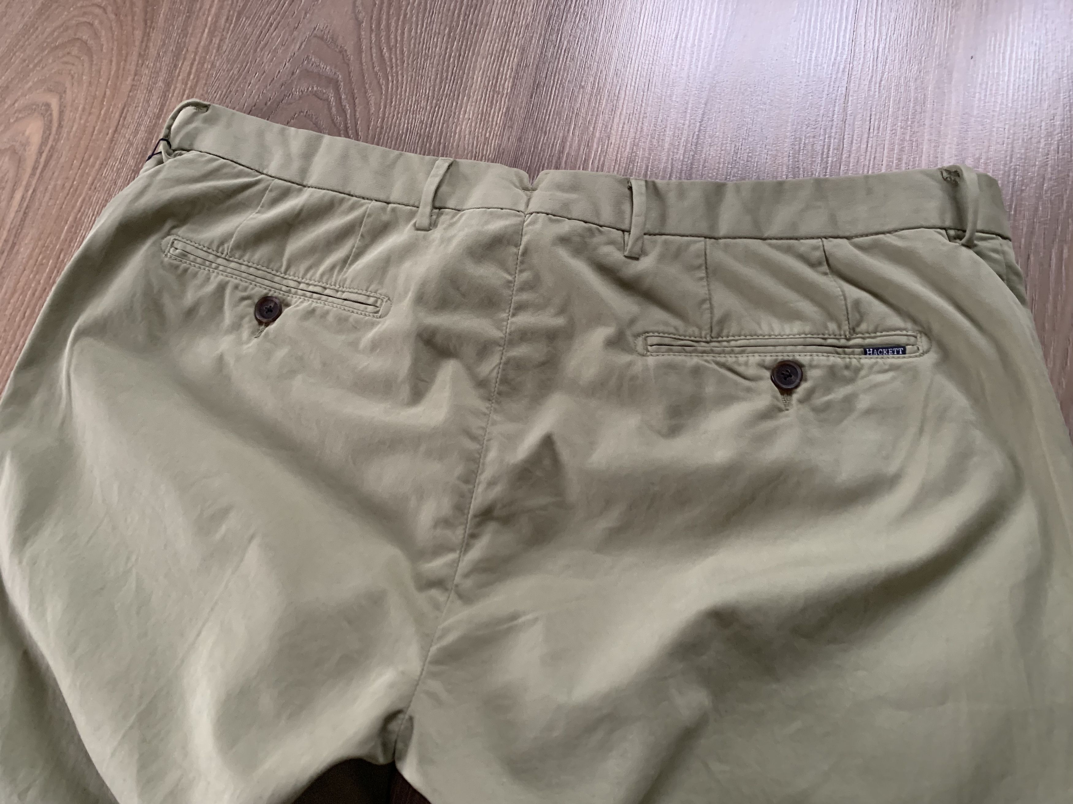 Designer × Hackett Hackett London Men's New Cotton Chino Pants Size US 36 / EU 52 - 6 Thumbnail