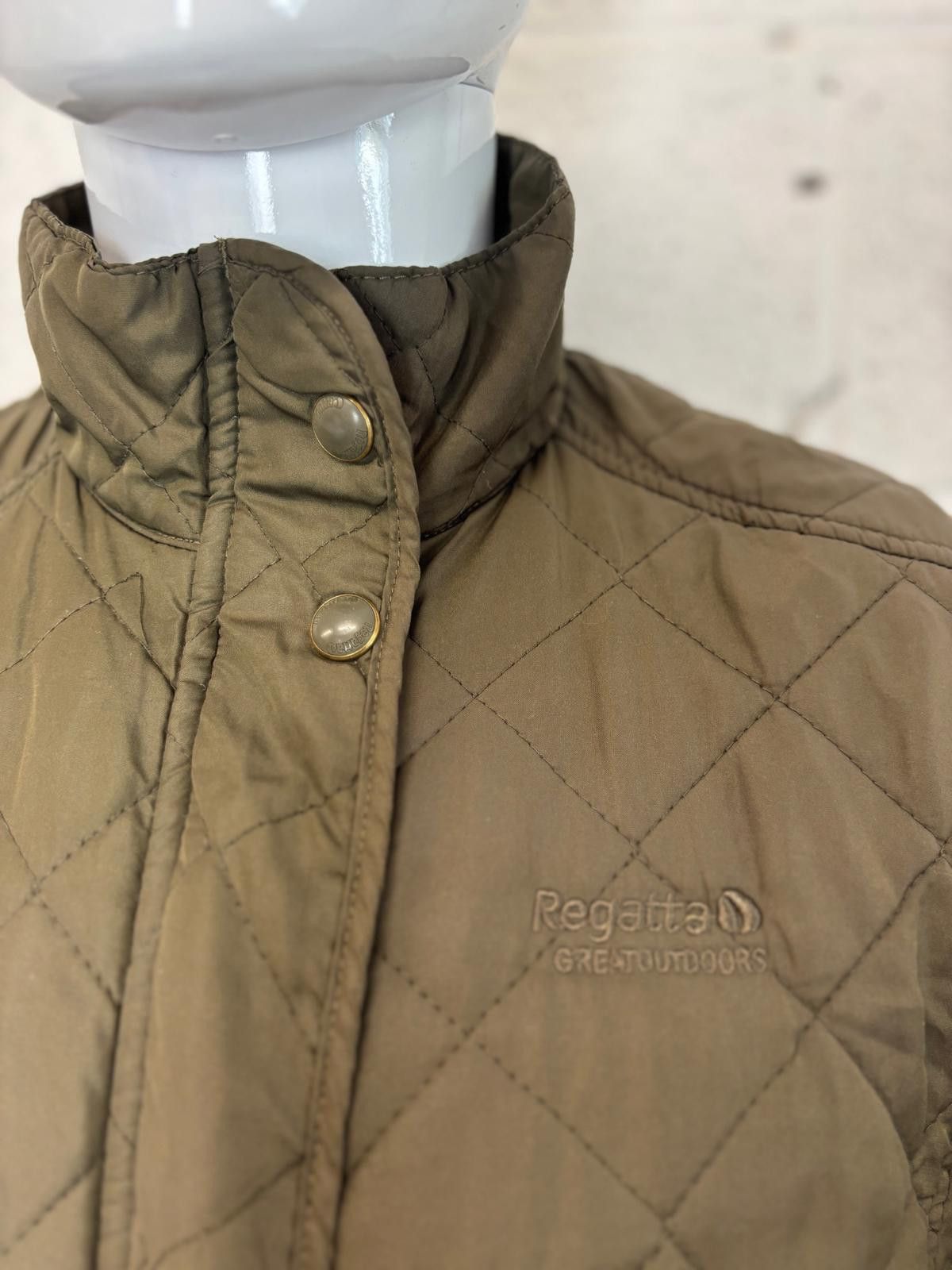 Designer Regatta Brown Quilted Jacket for Outdoors Womens Size 14 Size L / US 10 / IT 46 - 3 Thumbnail