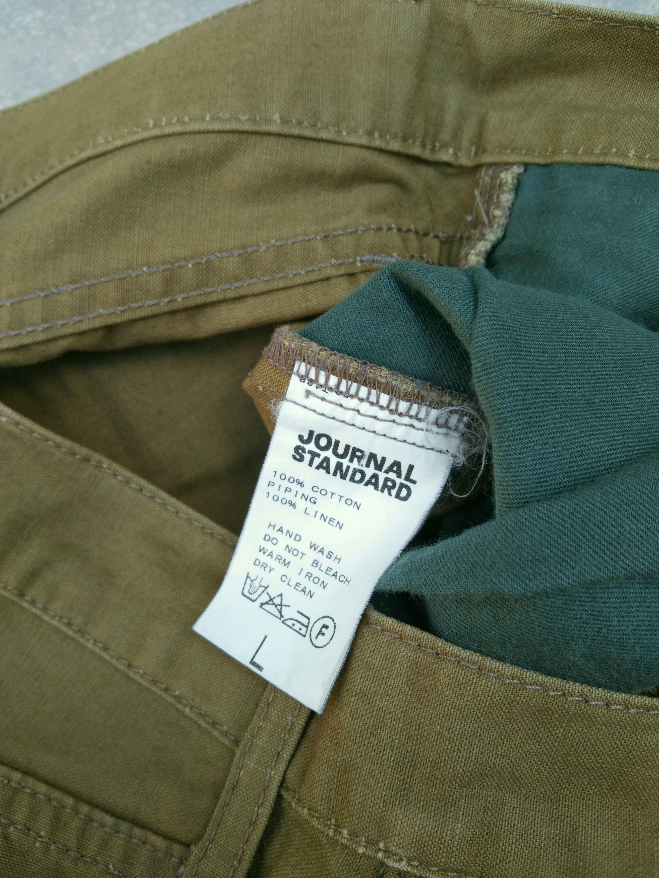 Japanese Brand Vintage Journal Standard Military Style Cargo Pants 32X27 Size US 32 / EU 48 - 6 Thumbnail