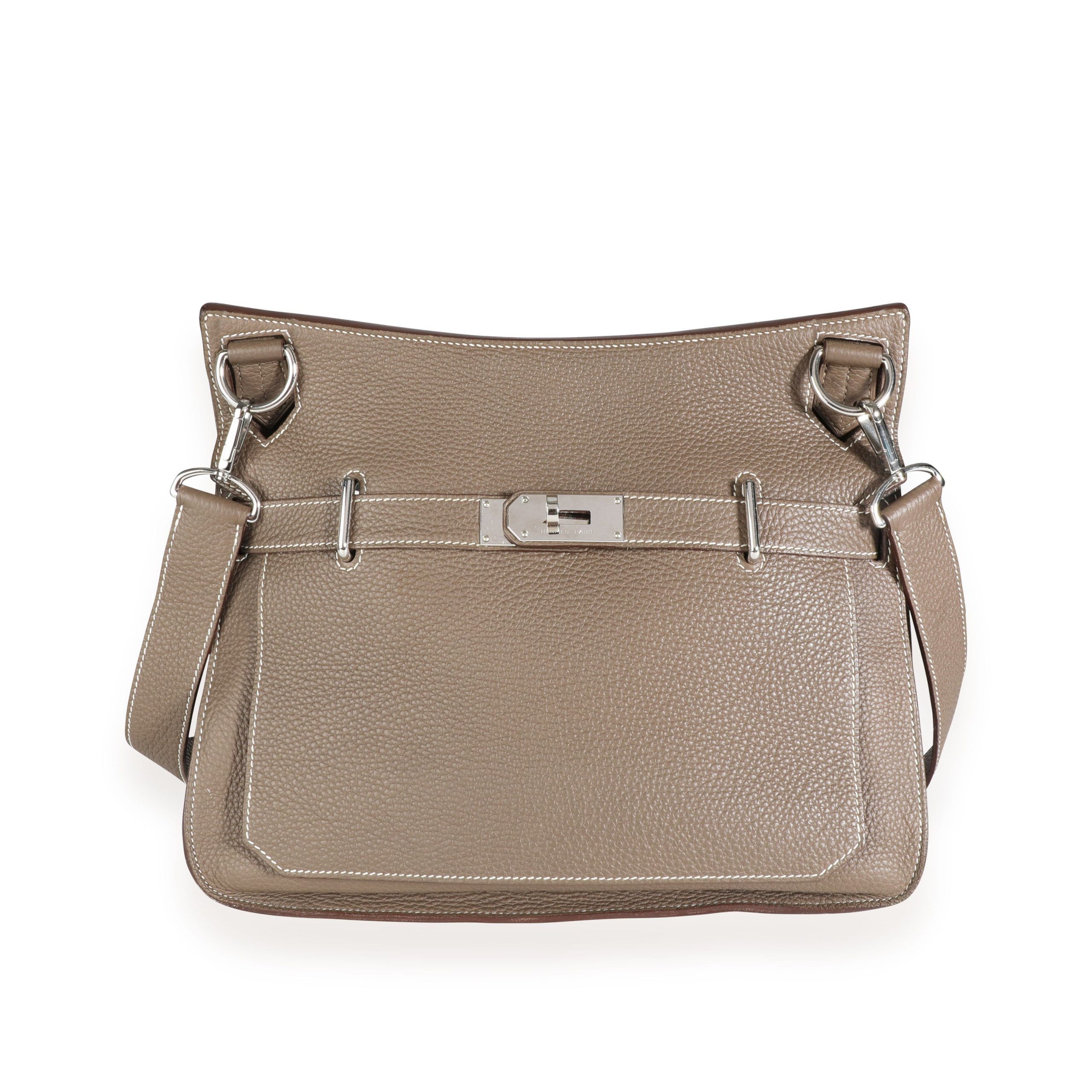 image of Hermes Etoupe Togo Jypsiere 34 Phw in Brown, Women's