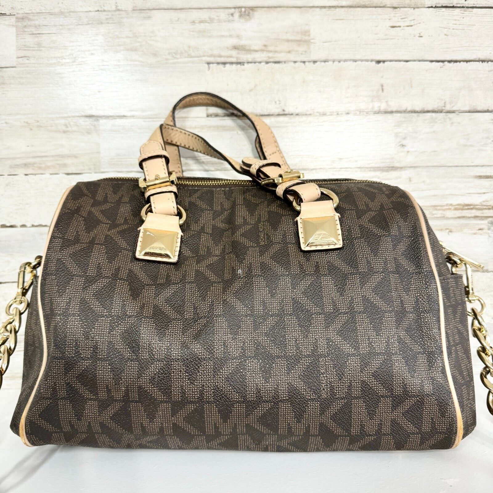 Michael Kors Rare Retired Michael Kors All Over Print Small Duffel Bag Size ONE SIZE - 4 Thumbnail