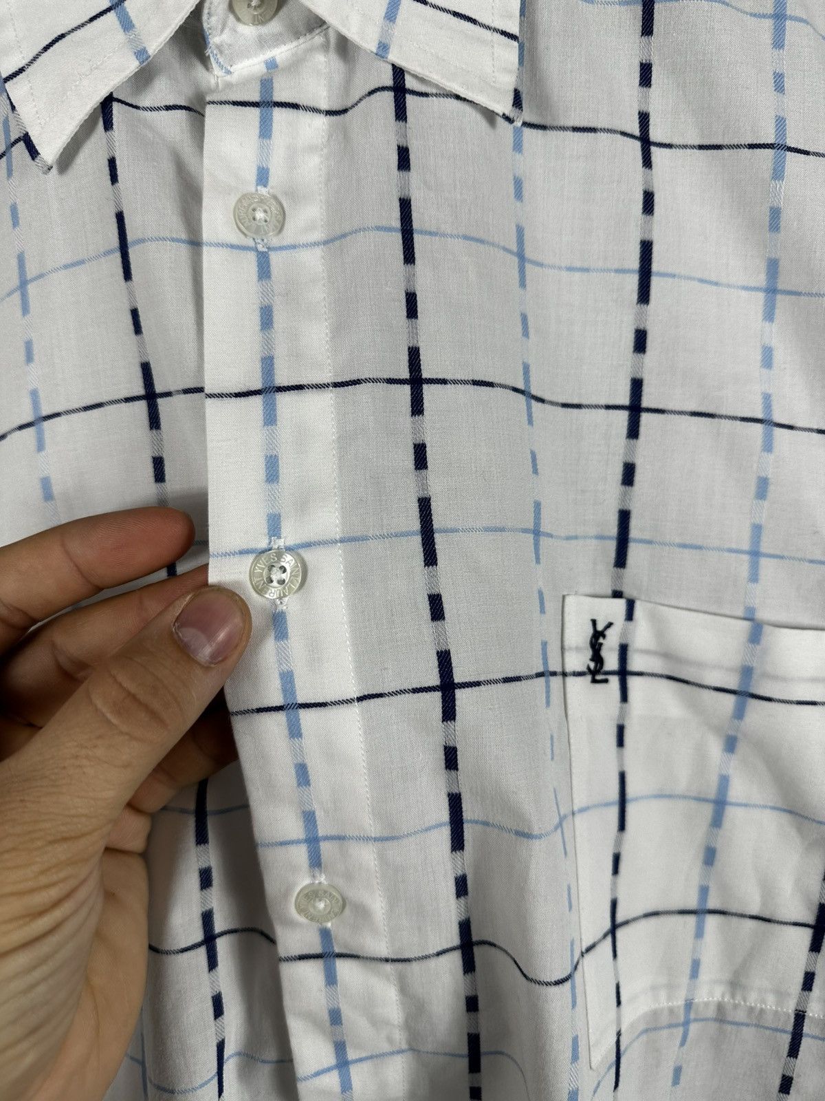 Yves Saint Laurent Vintage Yves Saint Laurent Shirt 90's Size US XXL / EU 58 / 5 - 4 Thumbnail