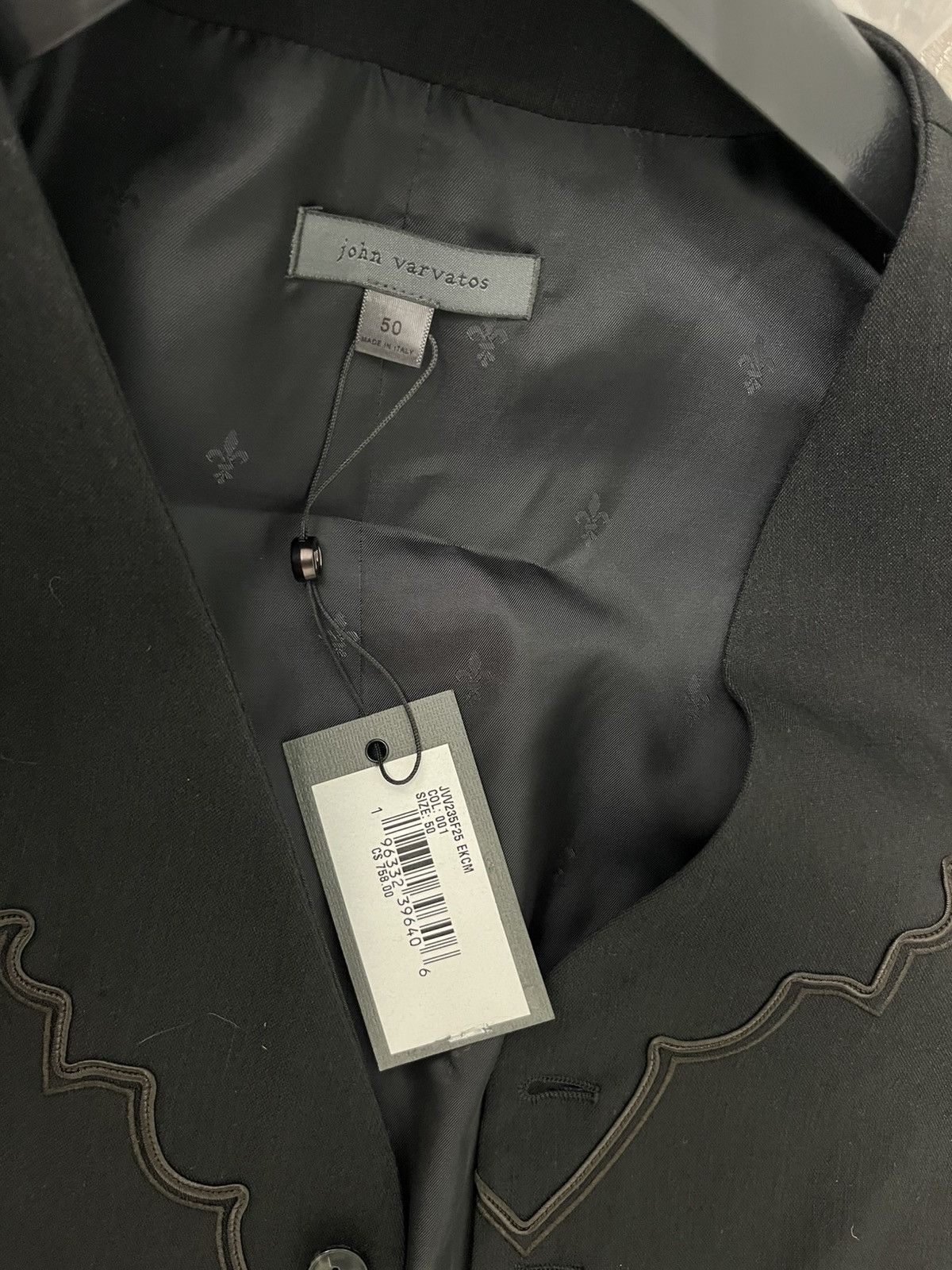 John Varvatos Theodore Vest EU 46 USA 36 Size US S / EU 44-46 / 1 - 16 Thumbnail