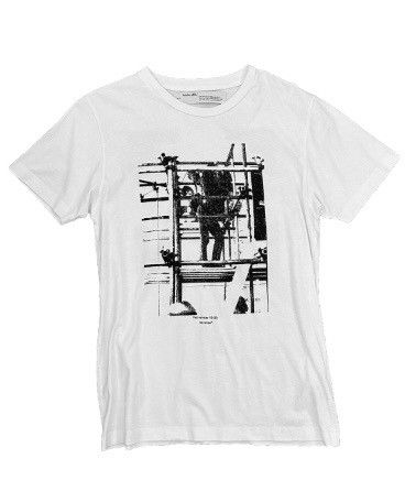 Off-White Off White C/o Virgil Abloh Scaffolding-print T-shirt Size US S / EU 44-46 / 1 - 1 Thumbnail
