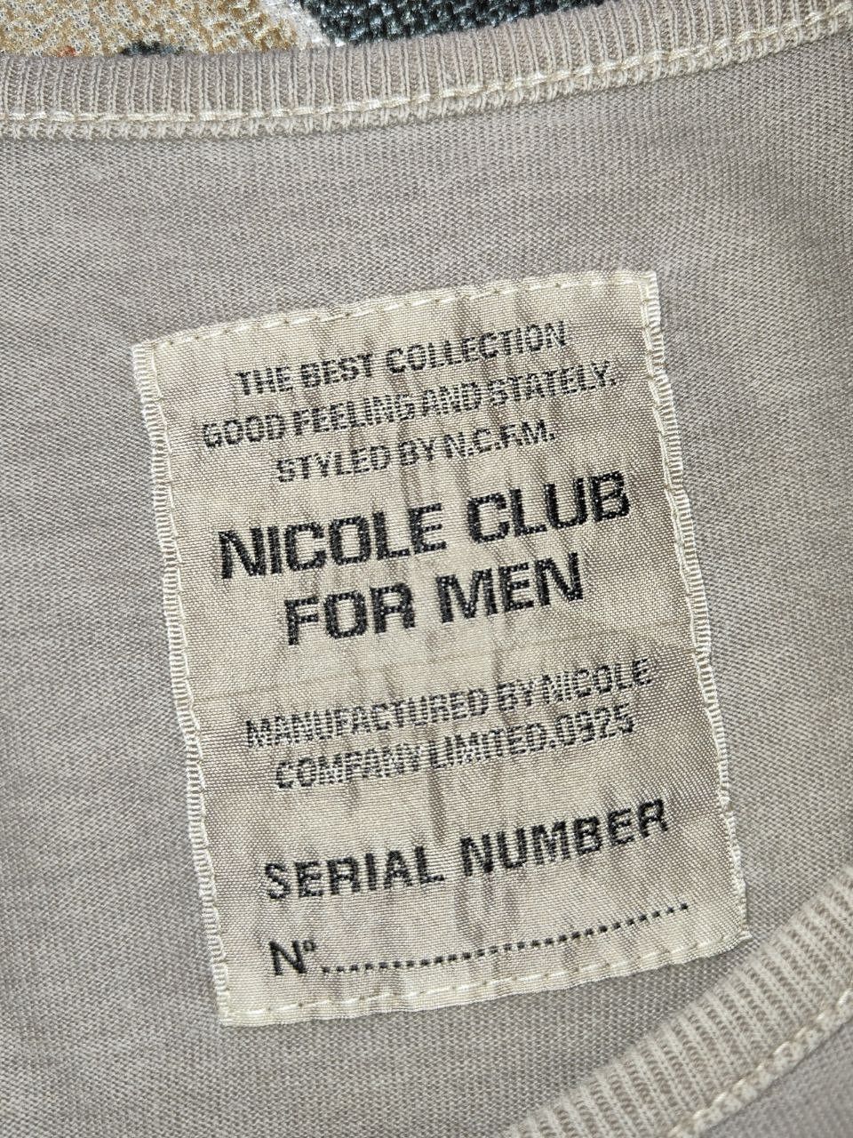 Japanese Brand ❎ Nicole Club Mesh Patchwork T Size US S / EU 44-46 / 1 - 3 Thumbnail