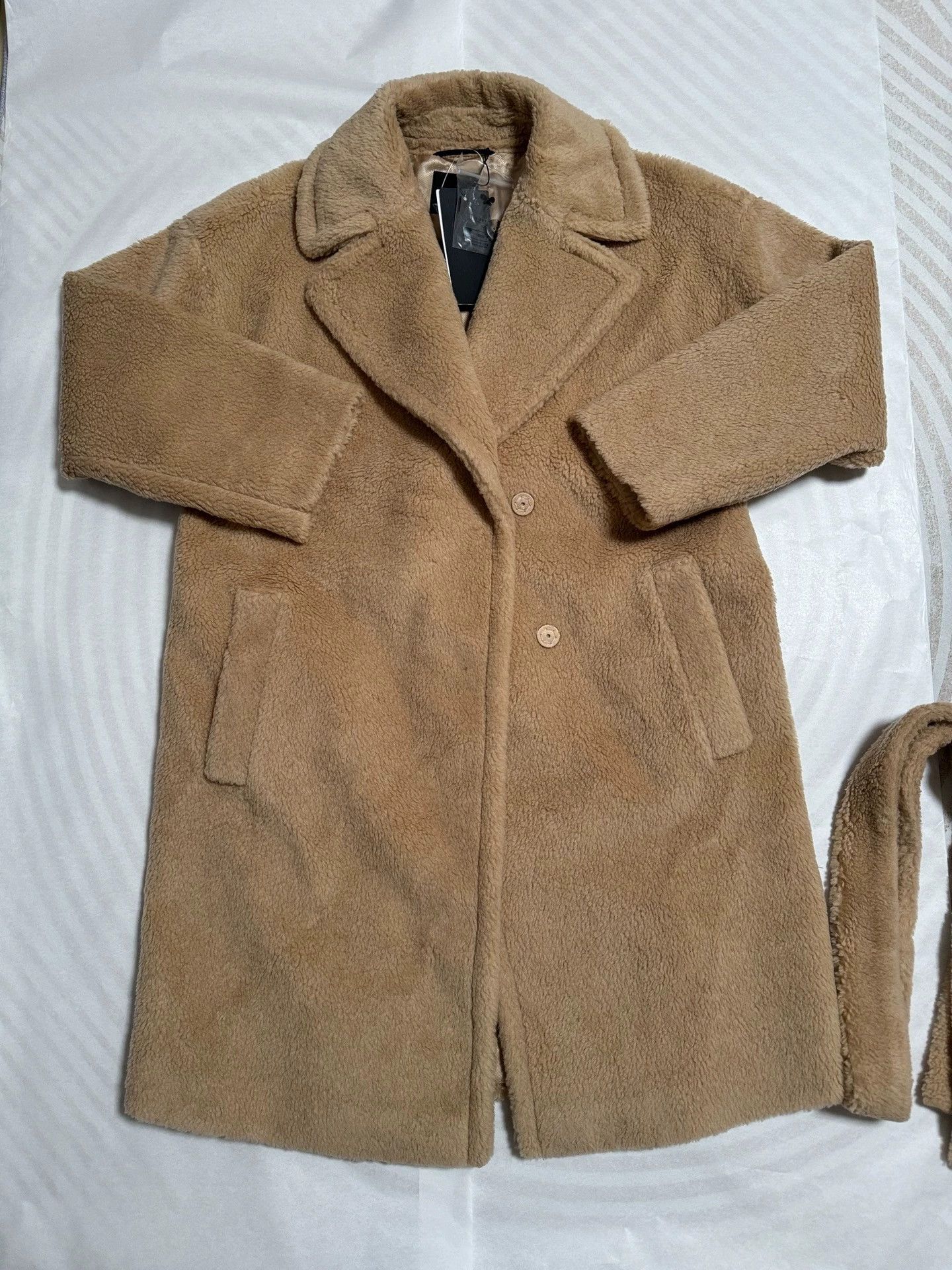 Weekend Max Mara MaxMara Weekend Teddy 2024 FW Beige Coat Women's 38 Size S / US 4 / IT 40 - 1 Thumbnail