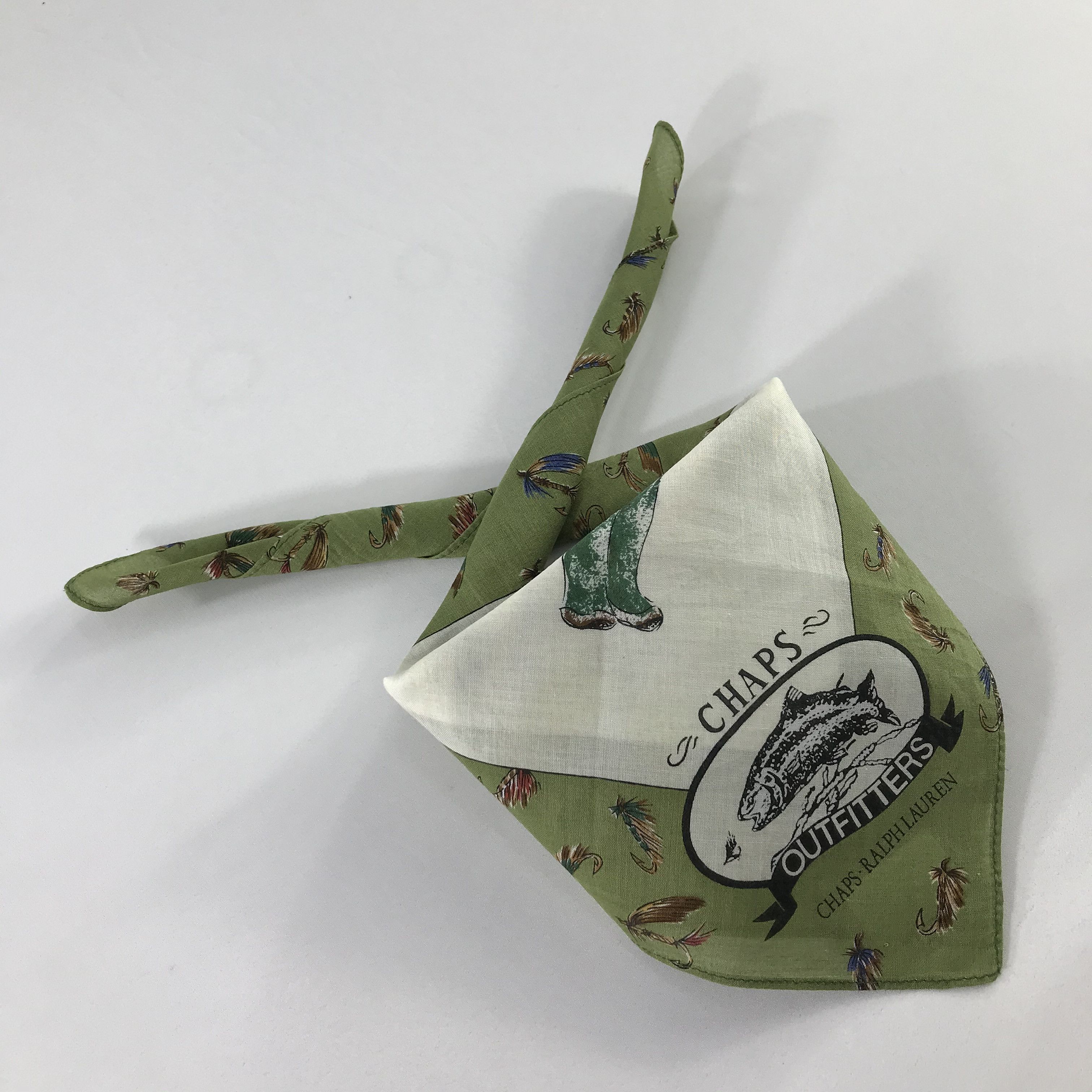 Chaps Ralph Lauren × Vintage Chaps Ralph Lauren Bandana / Handkerchief /Neckerchief -S857 Size ONE SIZE - 4 Thumbnail