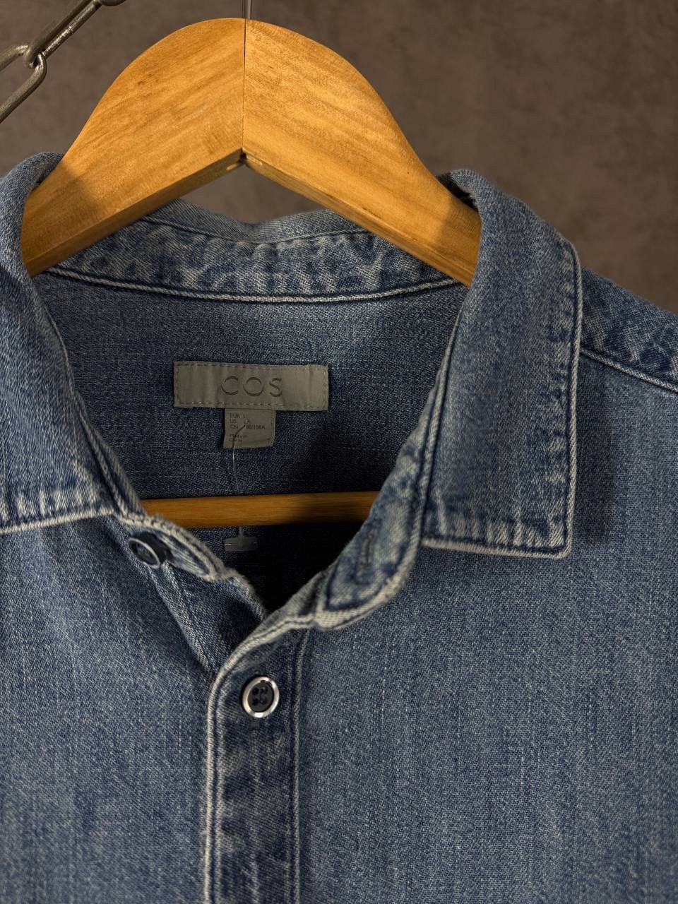 Cos COS designer denim shirt Size US L / EU 52-54 / 3 - 3 Thumbnail