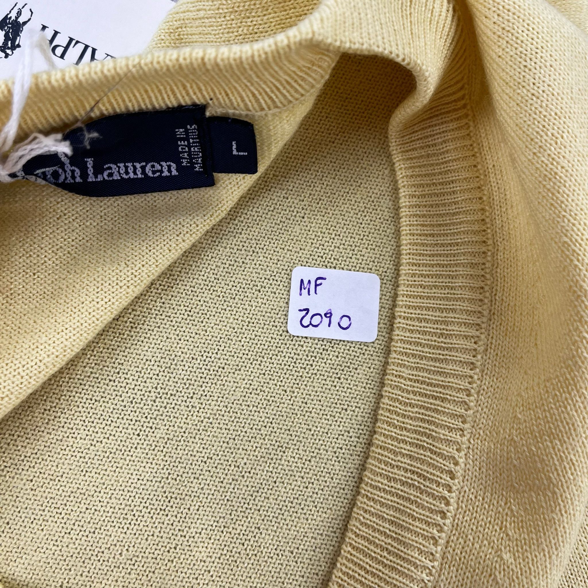 Ralph Lauren Maglione Ralph Lauren Cotone Scollo a V – L Size US L / EU 52-54 / 3 - 3 Thumbnail