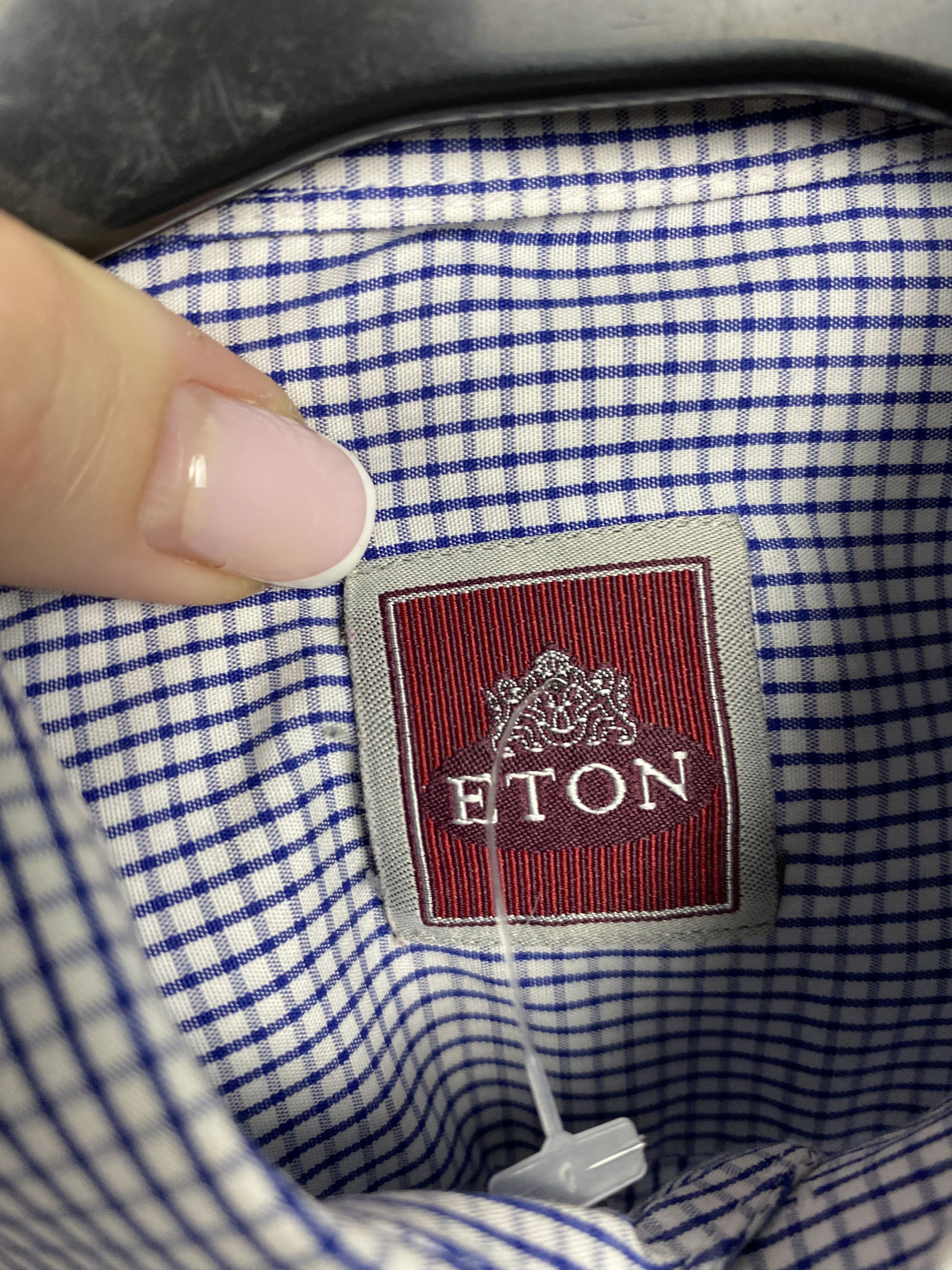 Eton Eton Vintage Mens Long Sleeve Shirt Size US L / EU 52-54 / 3 - 3 Thumbnail
