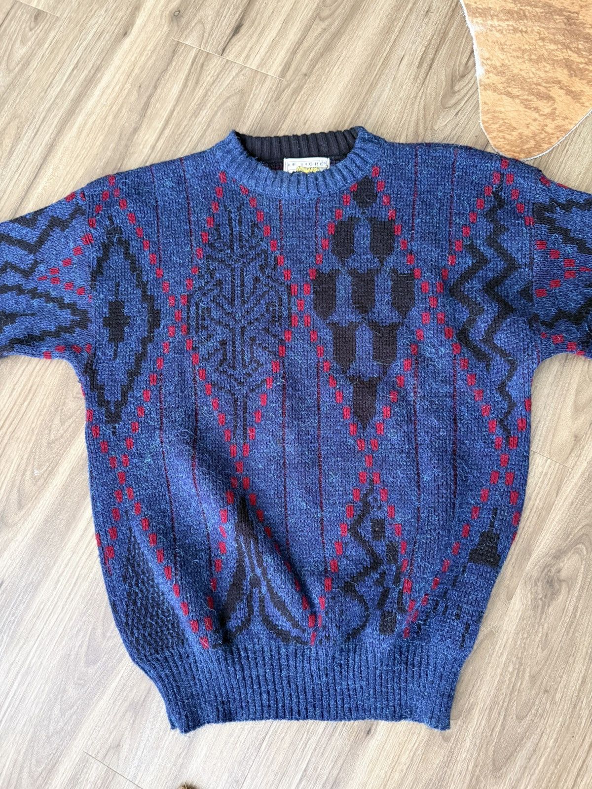 Le TIGRE Vintage Le Tigre Dad Sweater Large Size US L / EU 52-54 / 3 - 2 Thumbnail