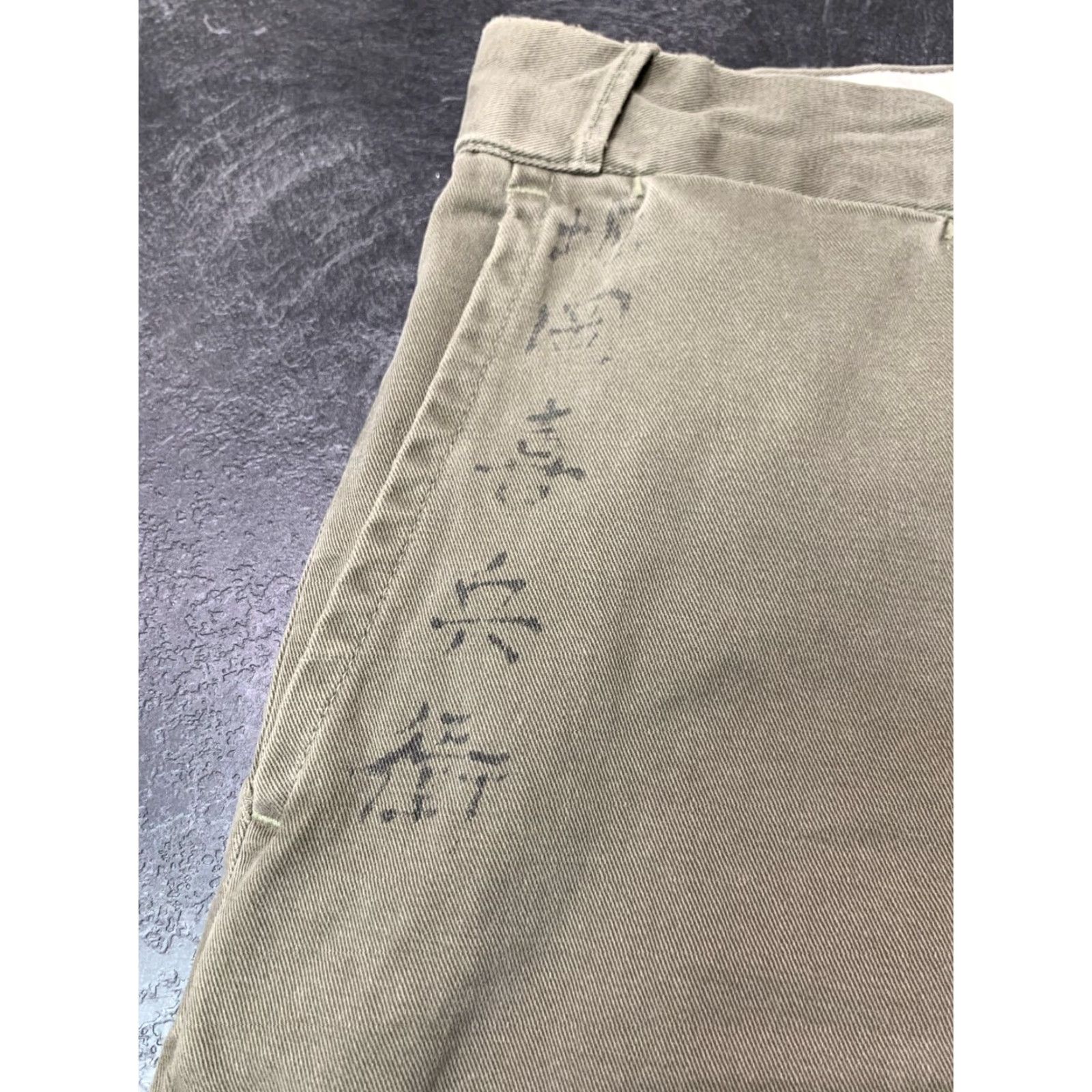 Polo Ralph Lauren VINTAGE Polo Ralph Lauren Chino Shorts Men 38 Casual Military Green Cotton Canvas 9" Inseam Size US M / EU 48-50 / 2 - 2 Thumbnail