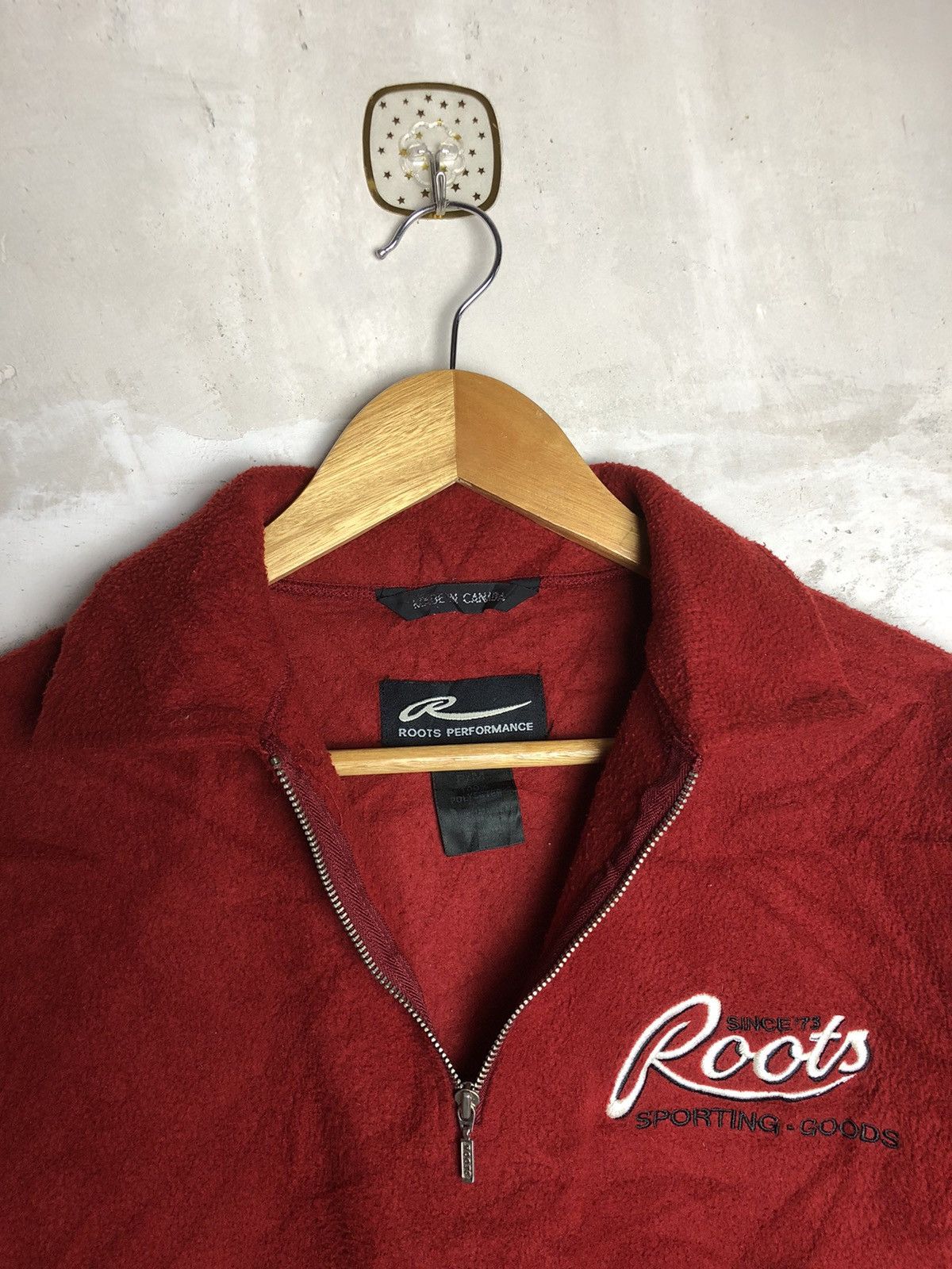 Japanese Brand × Vintage Vintage 90s Roots Performance Halfzipper Fleece Sweatshirt Size US M / EU 48-50 / 2 - 6 Thumbnail