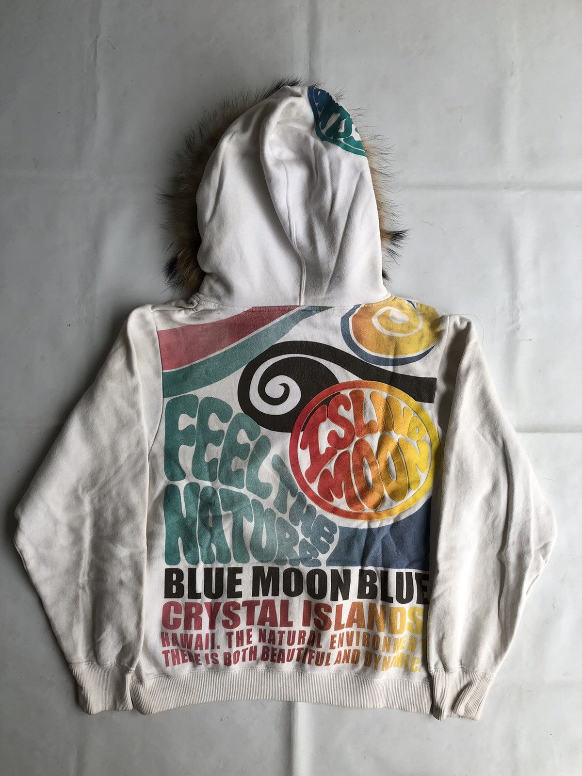 If Six Was Nine Poem Fur Hoodie Blue Moon Blue Ifsix LGB Style Size US M / EU 48-50 / 2 - 2 Thumbnail