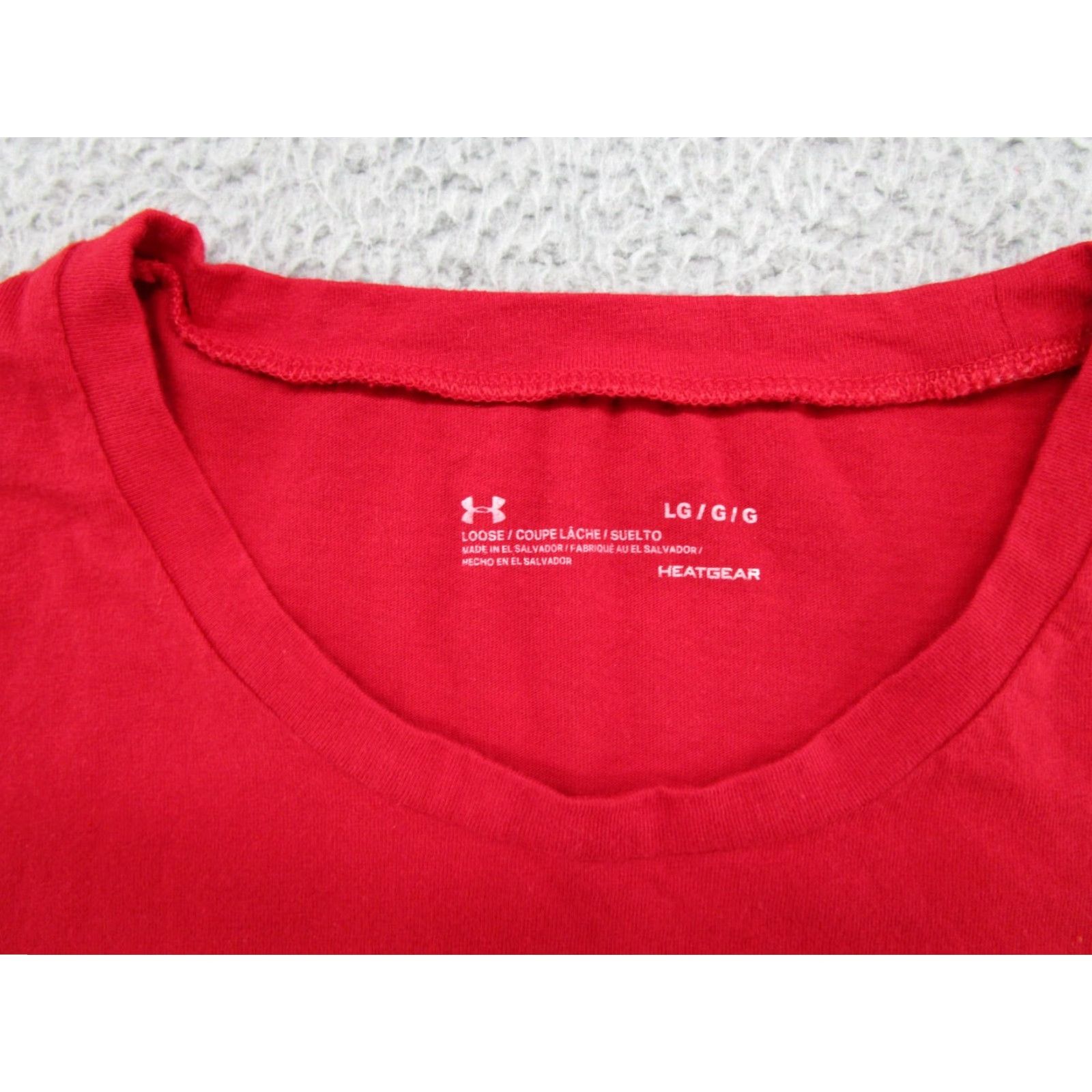 Under Armour Under Armour T-Shirt Wisconsin Badgers Basketball Double-Sided Size L Men Red NCAA Shirt Mens Size US L / EU 52-54 / 3 - 3 Thumbnail