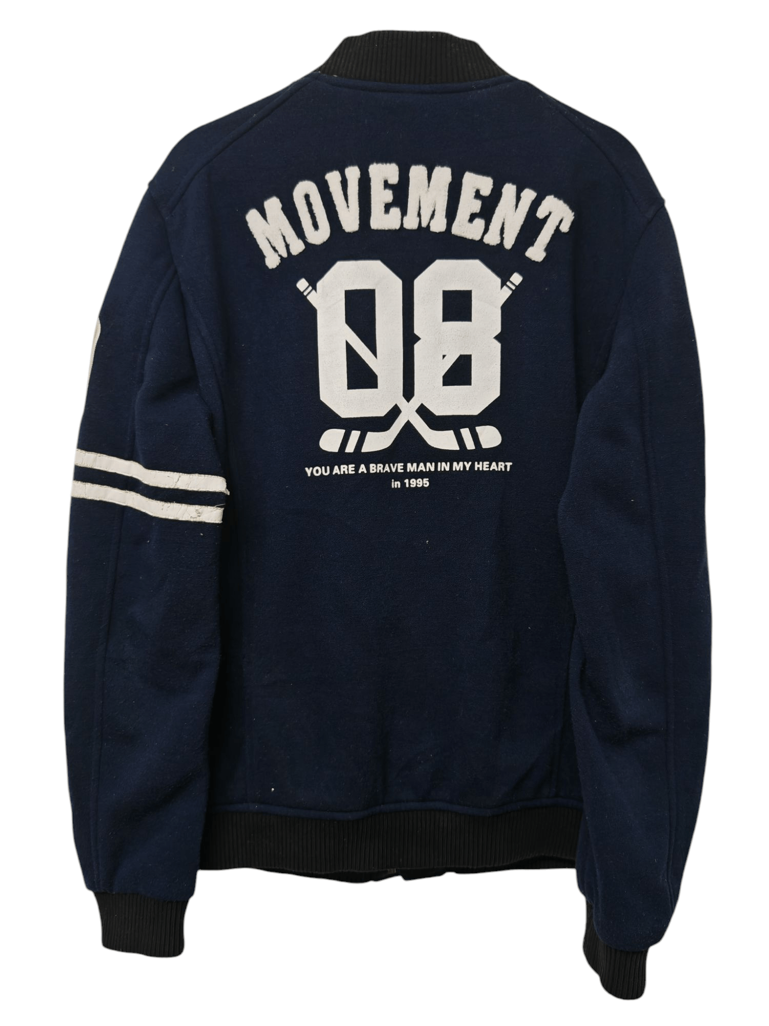 Japanese Brand Meters Bonwe Movement 08 Varsity Jacket Size US L / EU 52-54 / 3 - 6 Thumbnail