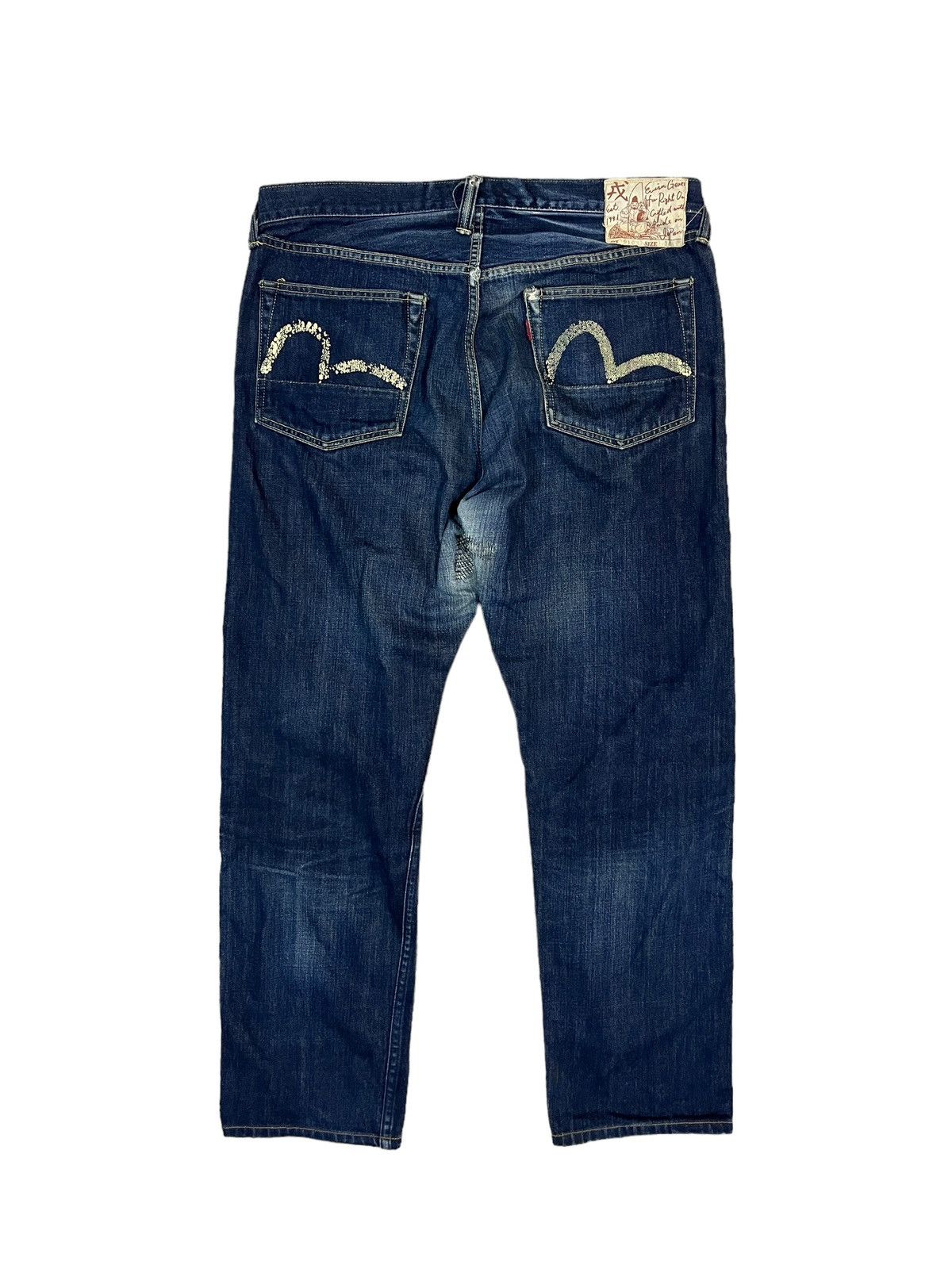 image of Distressed Denim x Evisu Warehouse Lot 9103 Made In Japan in Blue, Men's (Size 36)