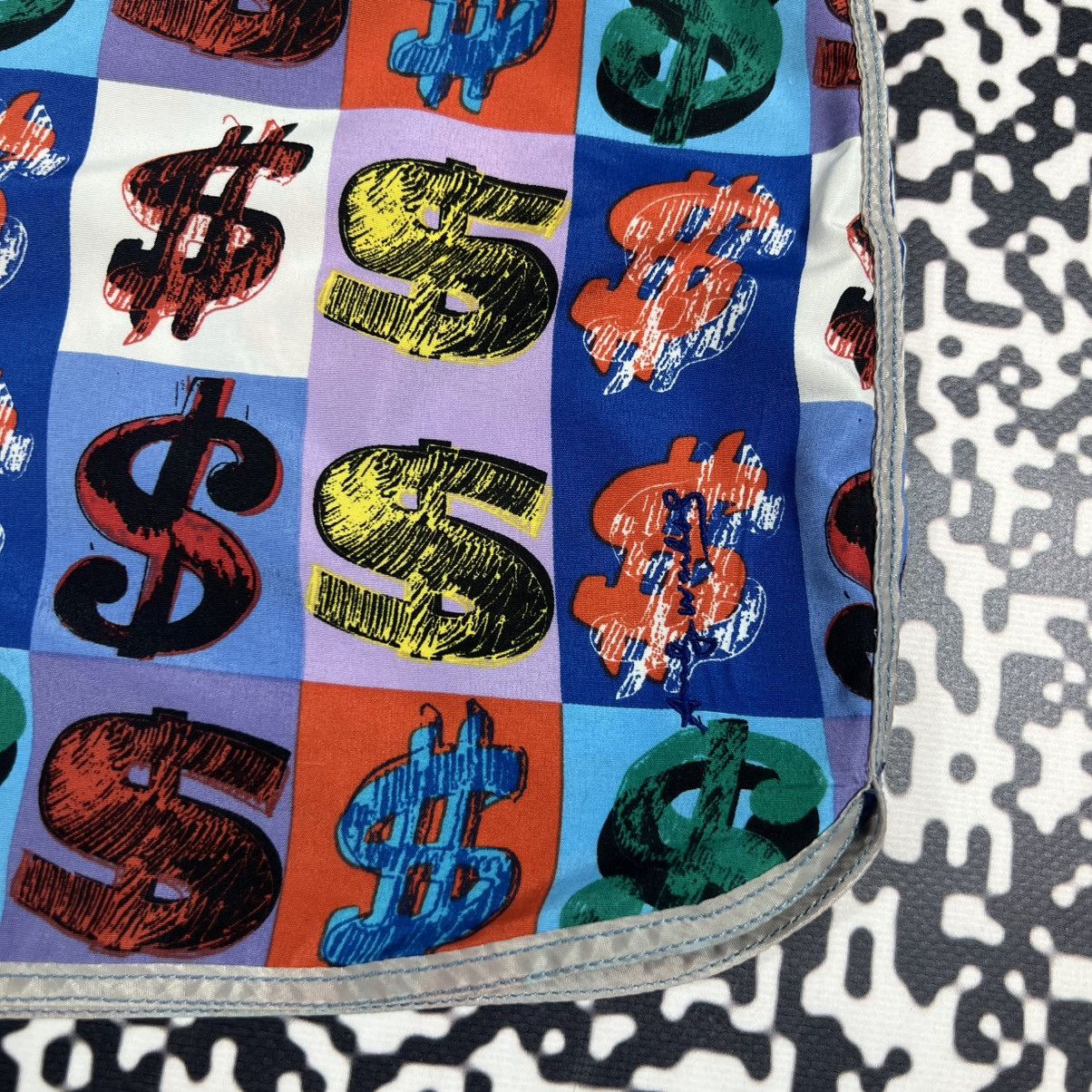 Andy Warhol Vintage Y2K Andy Warhol Dollar Logo Luxury Retro Shorts Size US 36 / EU 52 - 6 Thumbnail