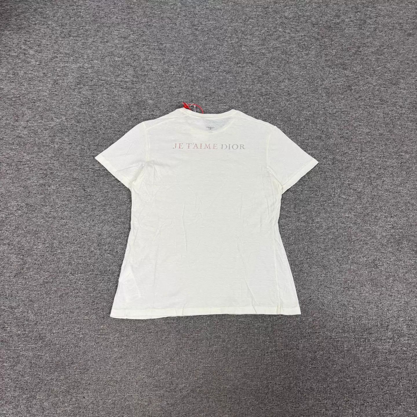 Dior Dior J'adore Ivory Heart Print Crewneck T-shirt Size M / US 6-8 / IT 42-44 - 2 Thumbnail